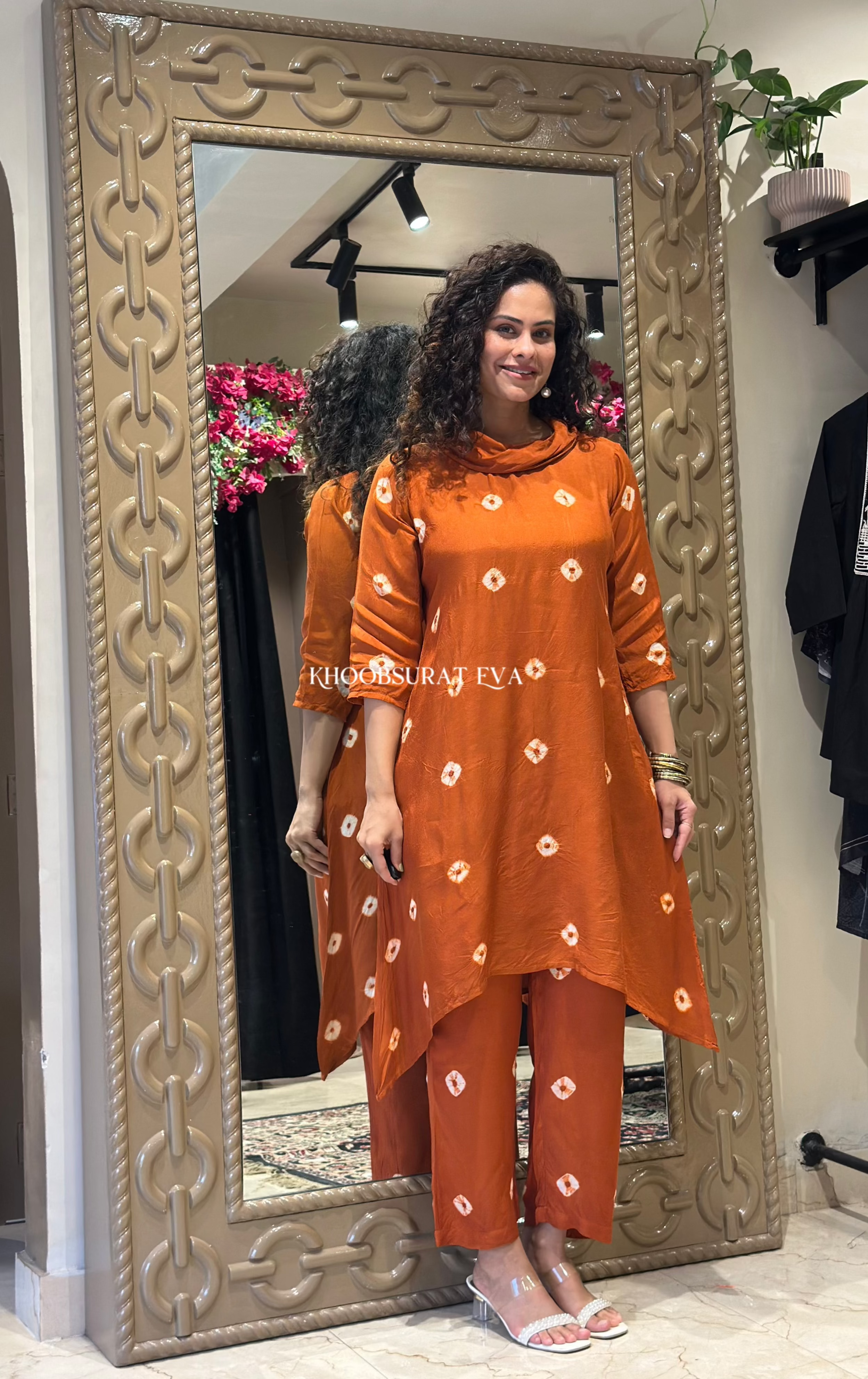 GLAMROUS RUST COORD SET