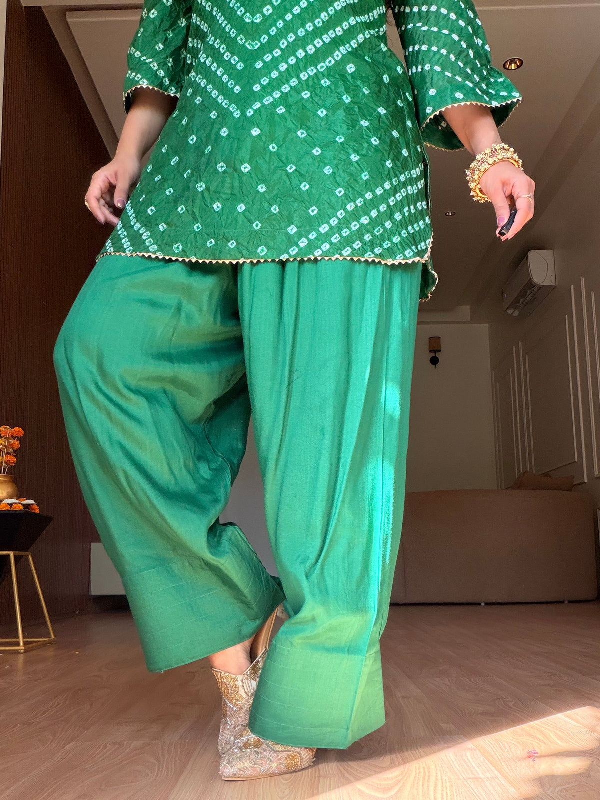Jaipur City Bandhani Coord Set