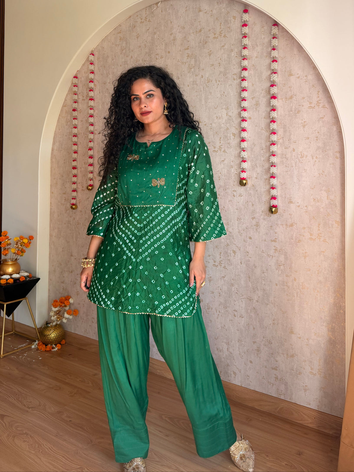 Jaipur City Bandhani Coord Set