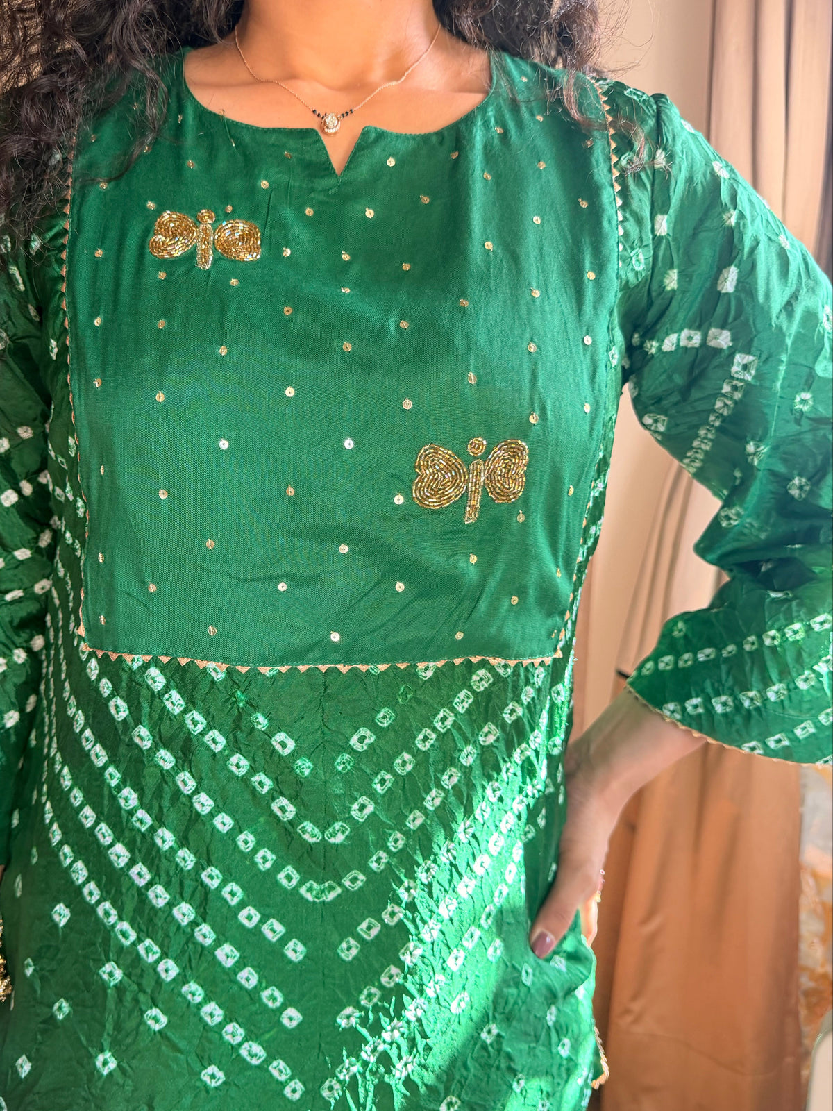 Jaipur City Bandhani Coord Set