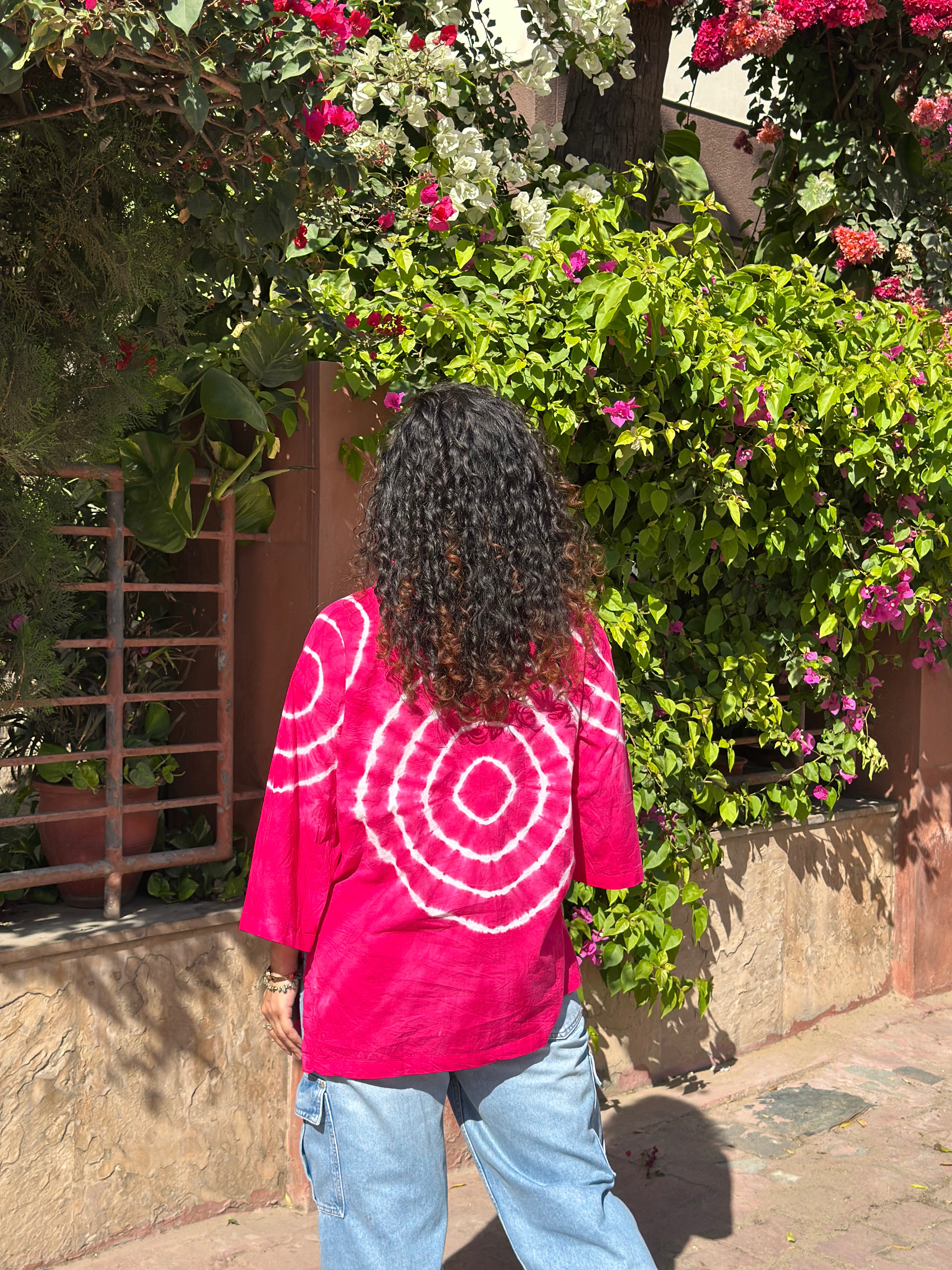 MOANA PINK OVERSIZED SHIRT