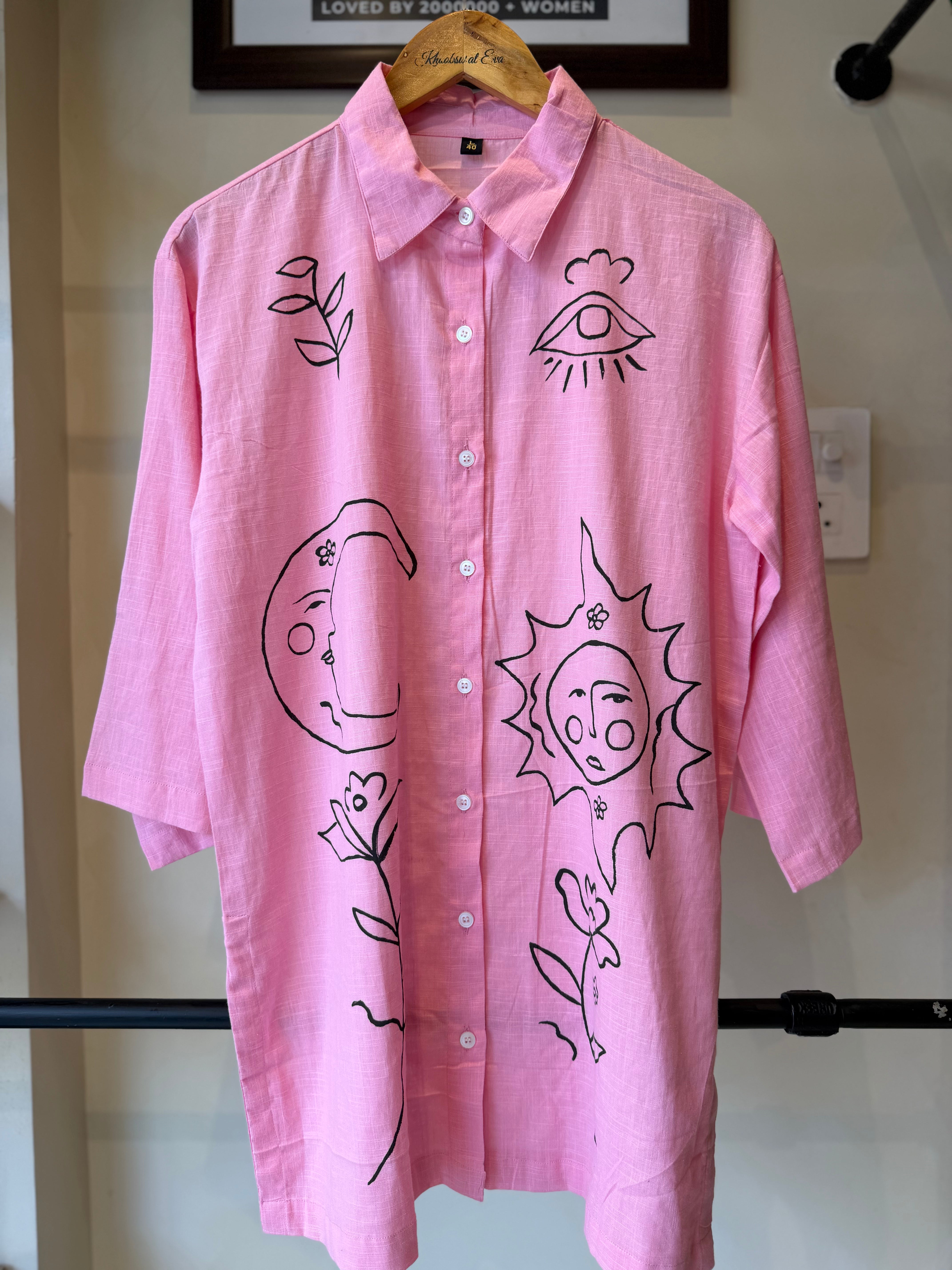 Pink Cotton Shirts