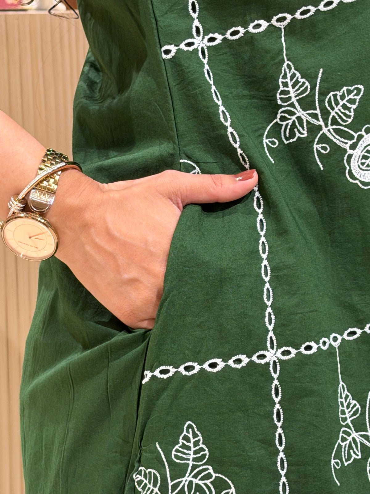 Floral Charm Embroidered Kurta Set
