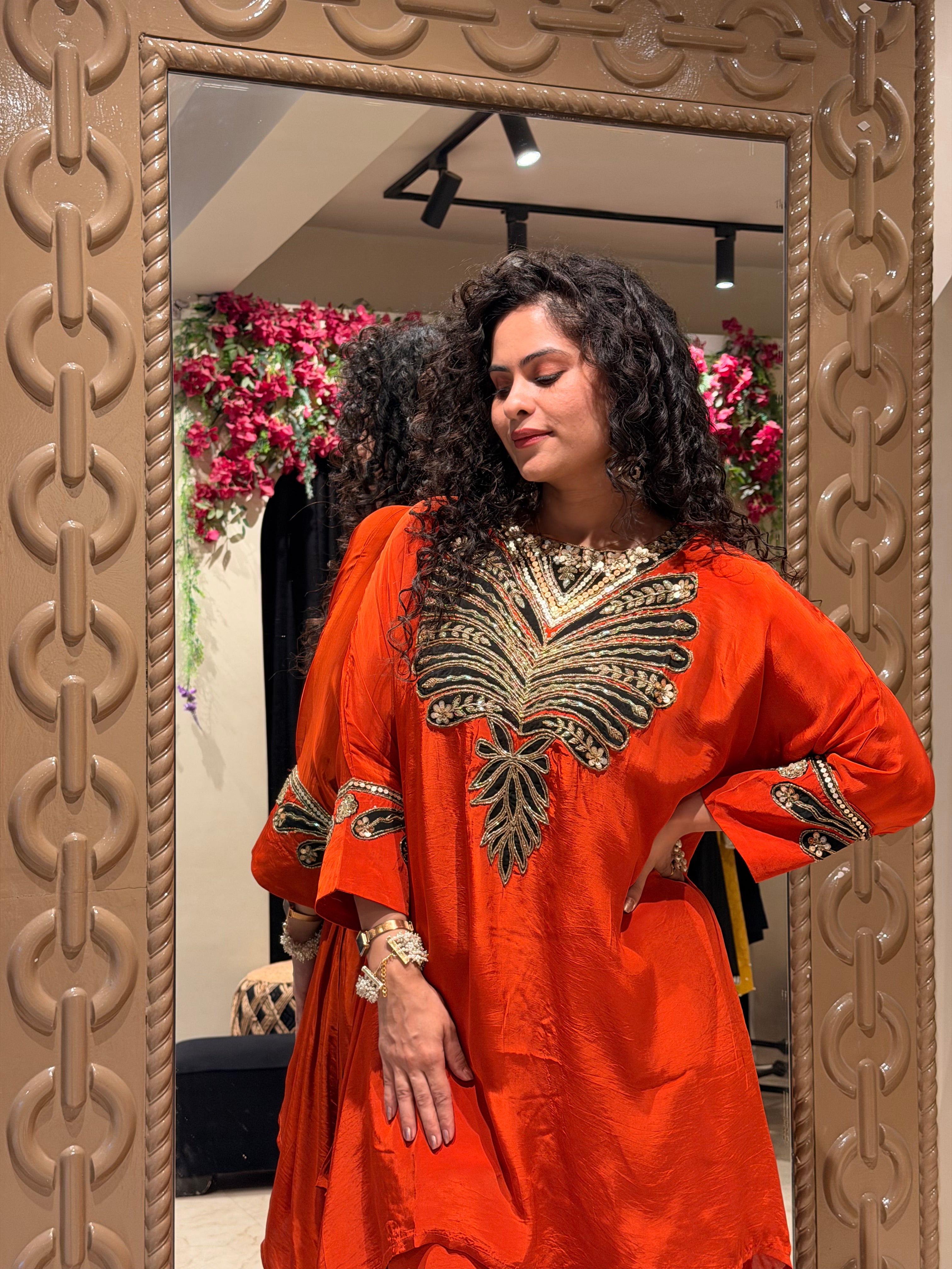 Zareen Luxe Kaftan Set