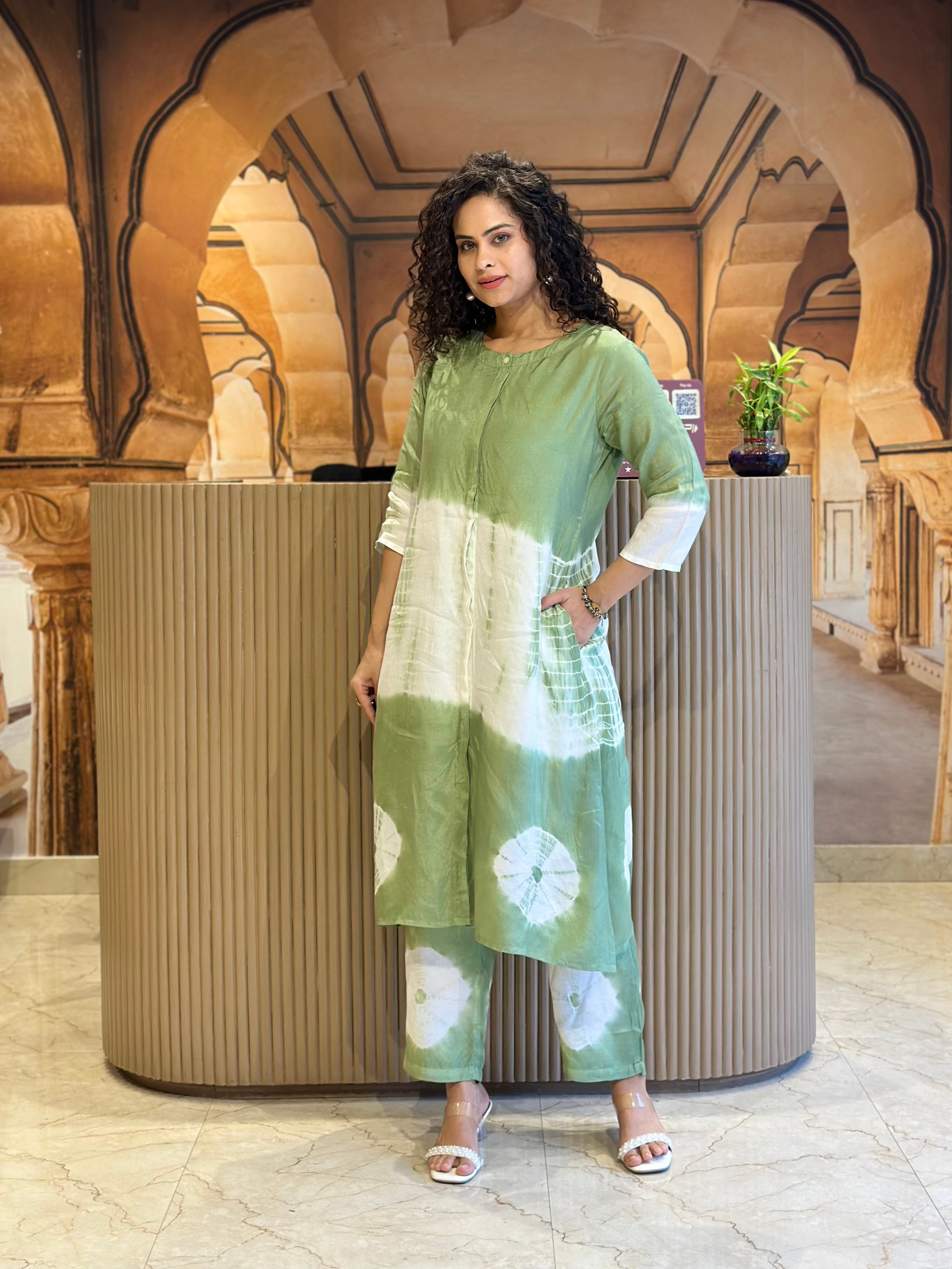 Natural Beauty Green Kurta Set