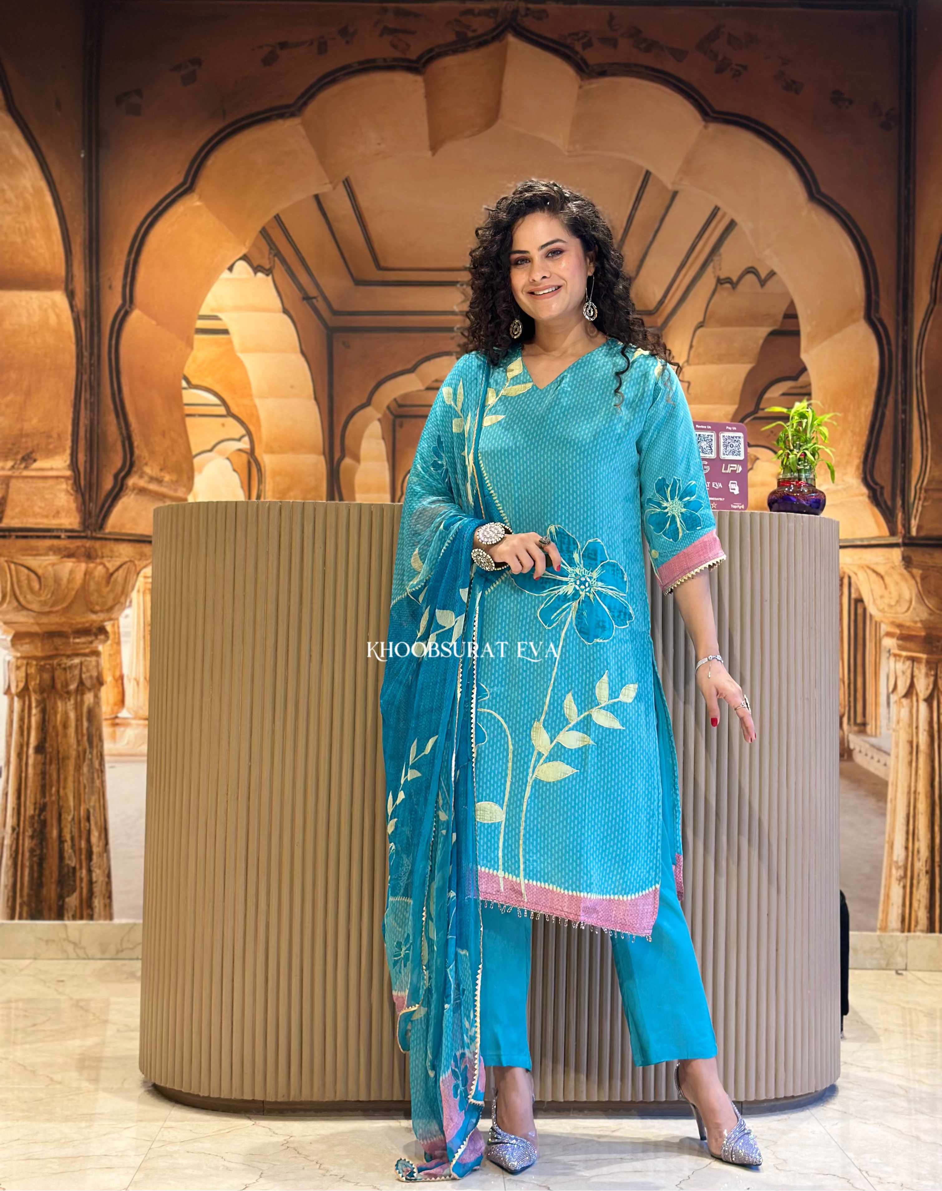 Rukmini Festive Dupatta Set