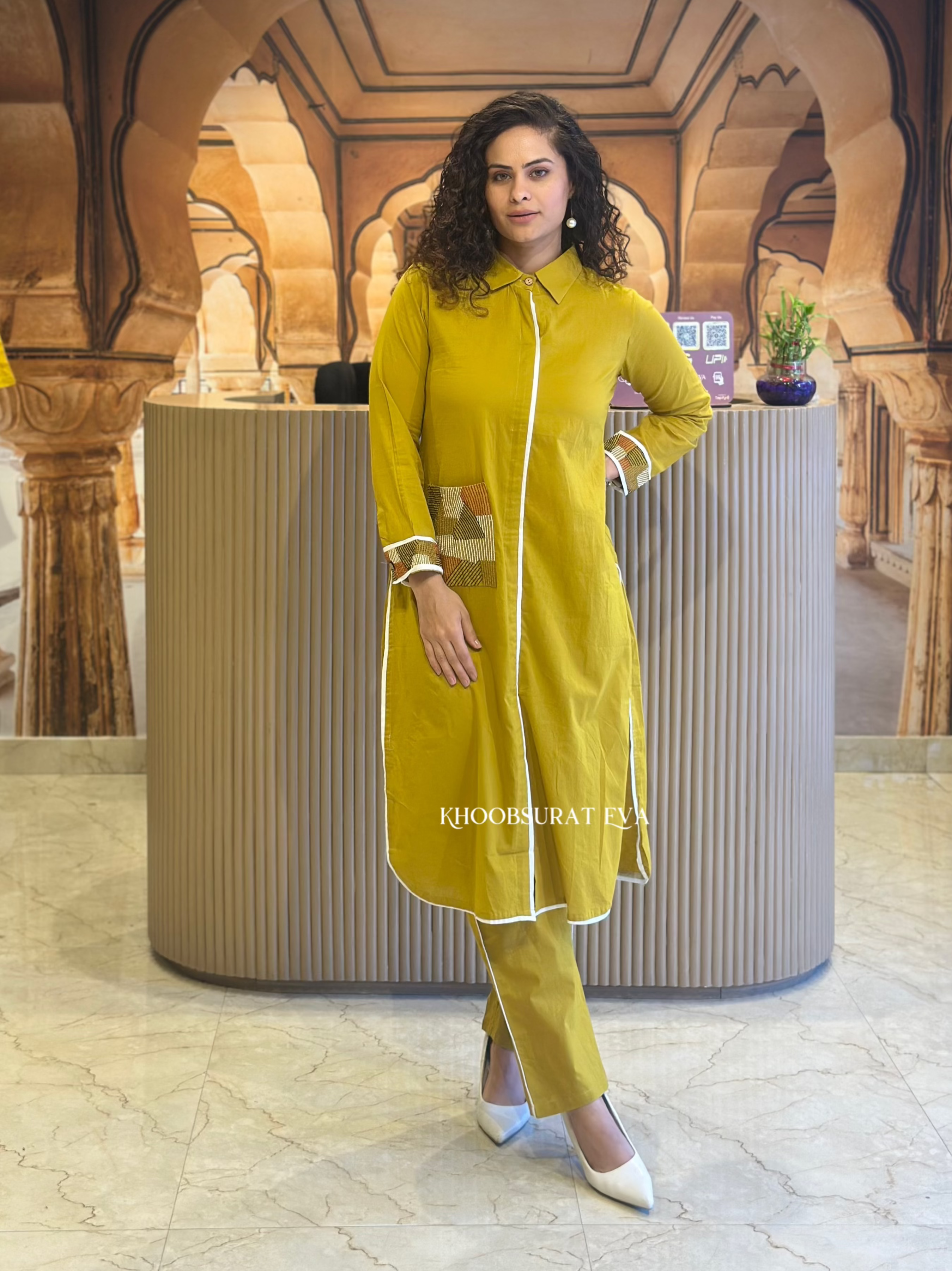 Stanley Yellow Kurta Set