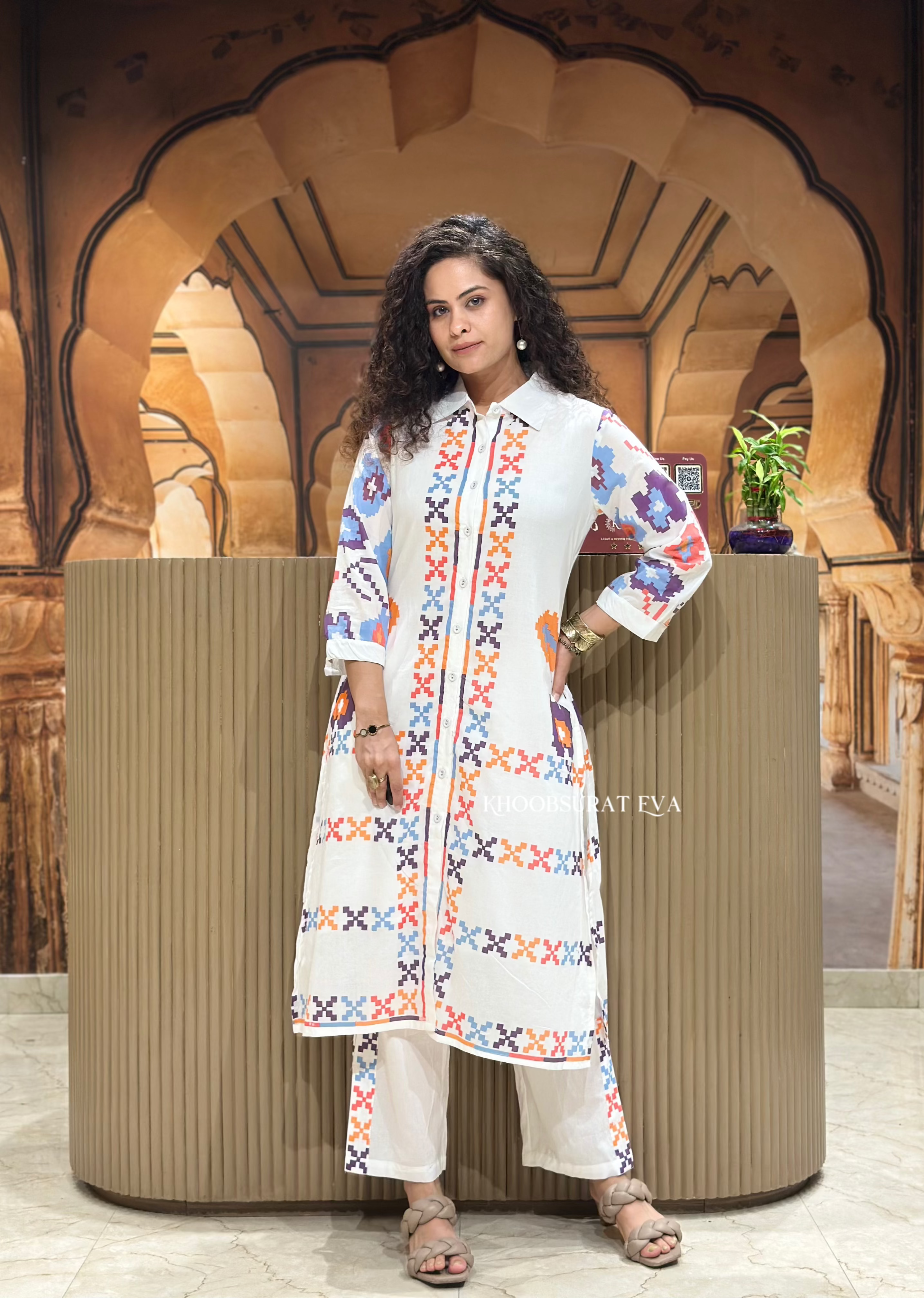 The Office Cotton Kurta Set