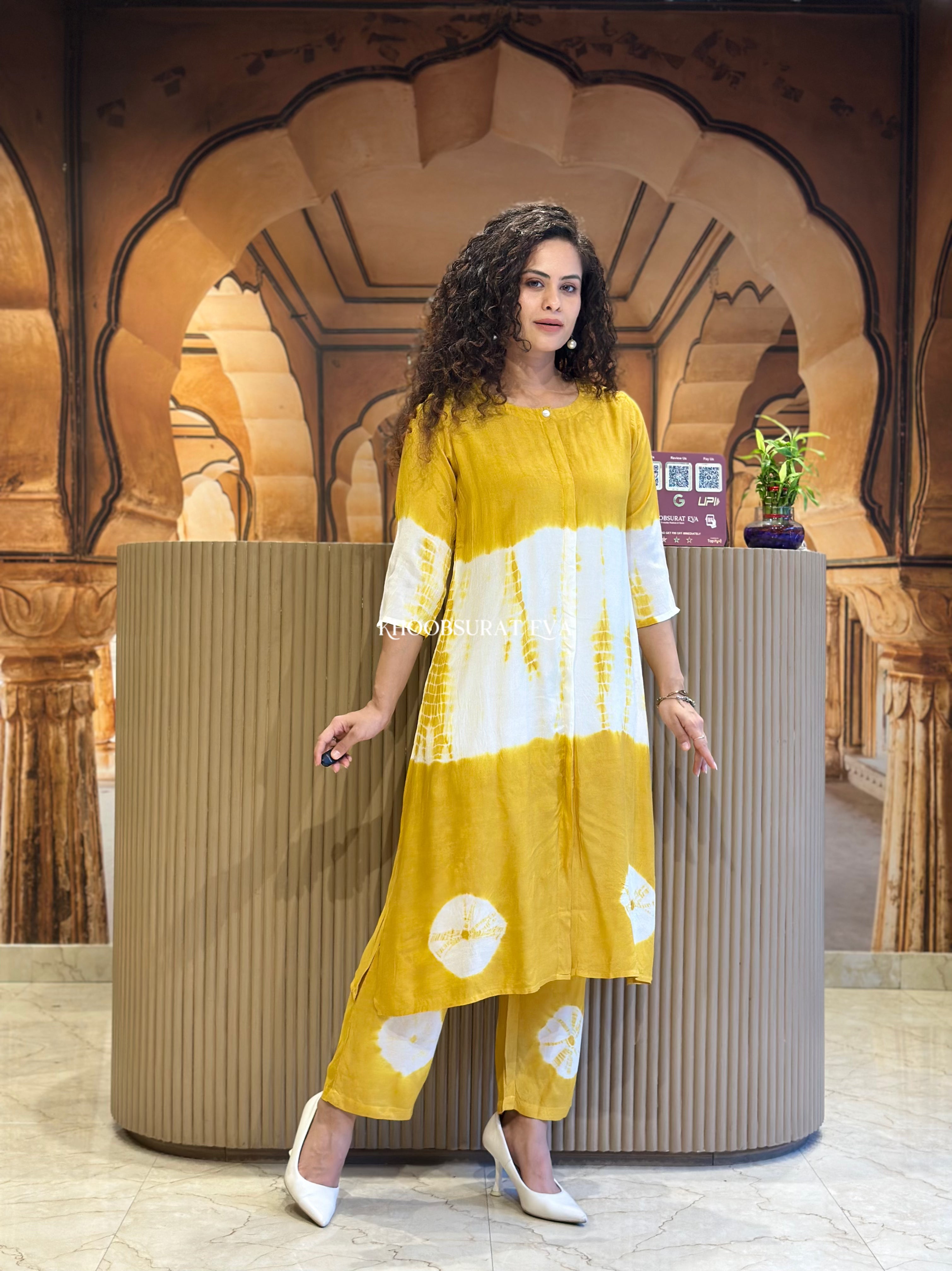 Touch Glow Yellow Kurta Set