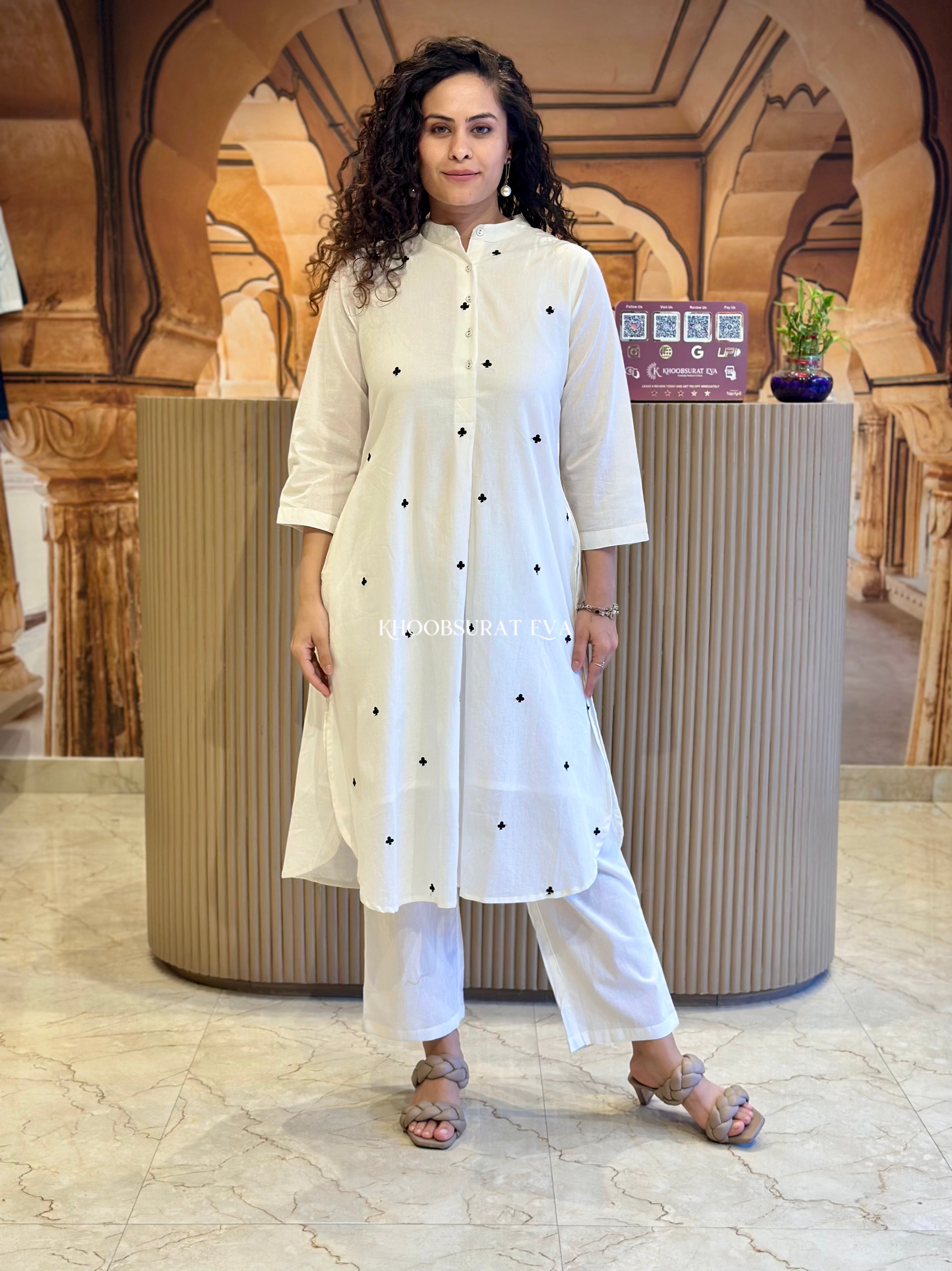 Dreamy White Kurta Set
