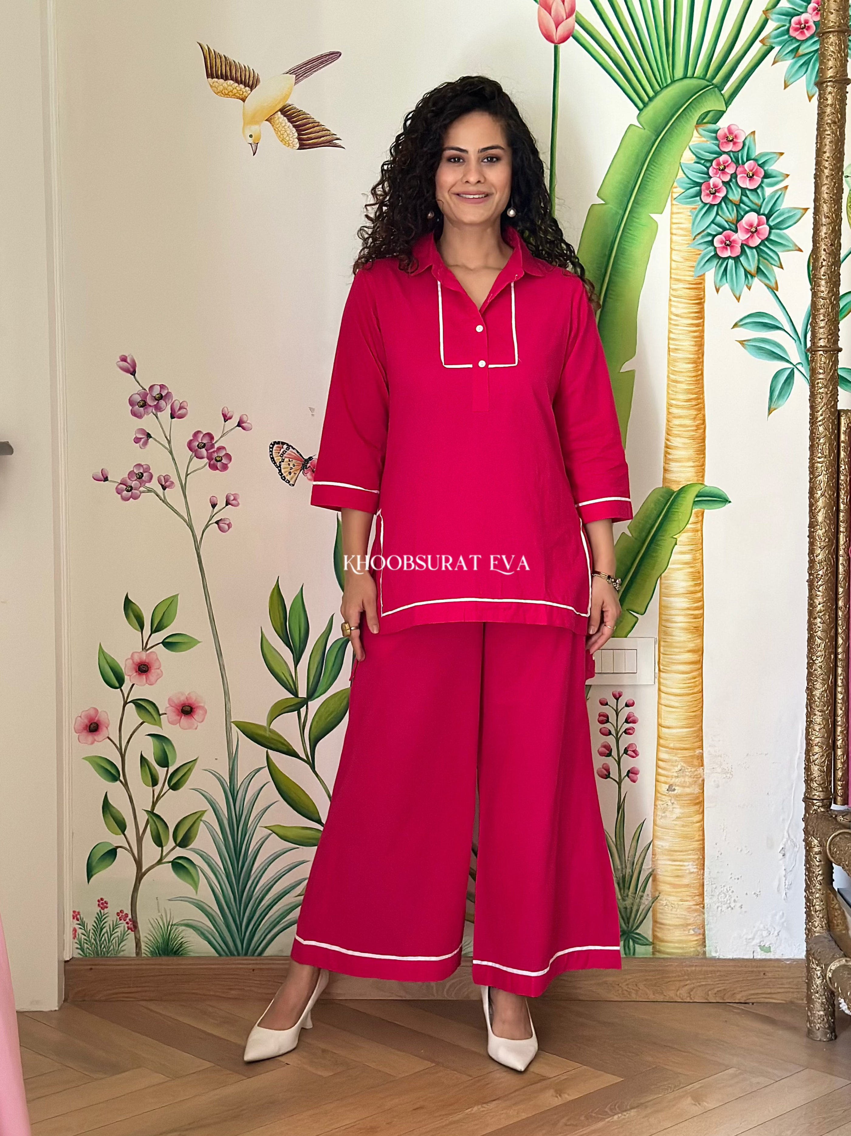 Resort To Love Pink Coord Set