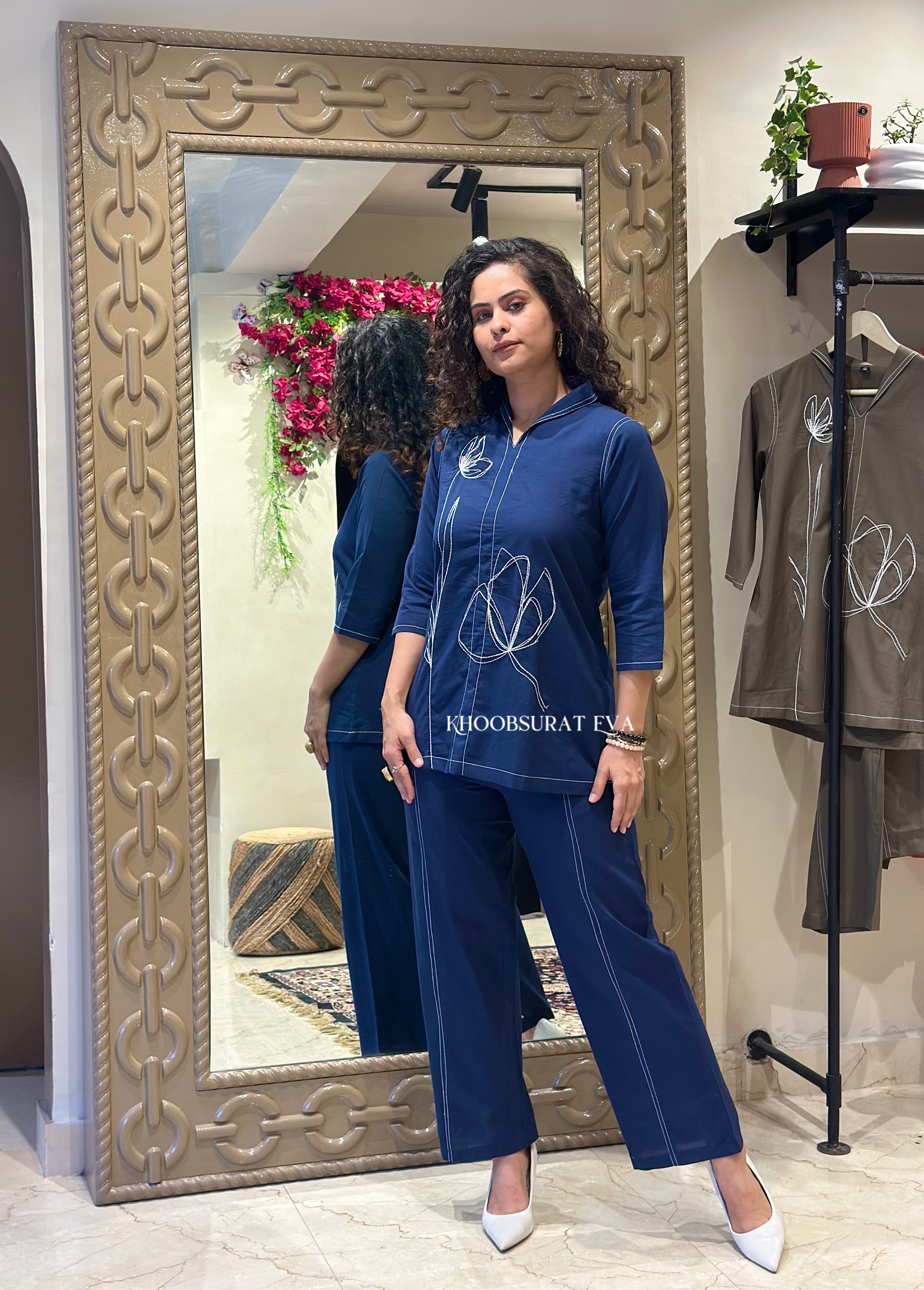 ULTIMATE GLAM BLUE COORD SET