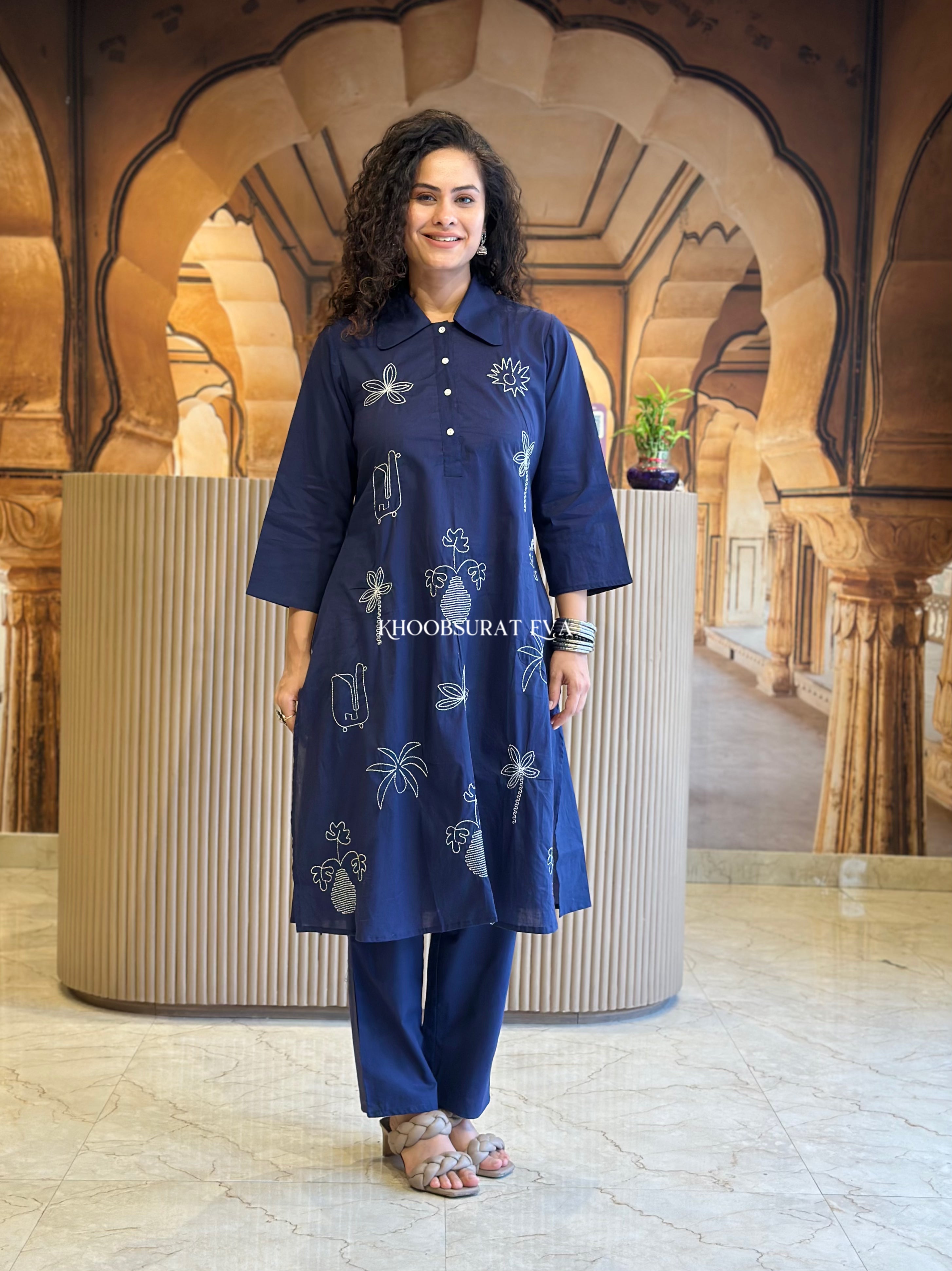 Lucid Dreaming Blue Kurta Set