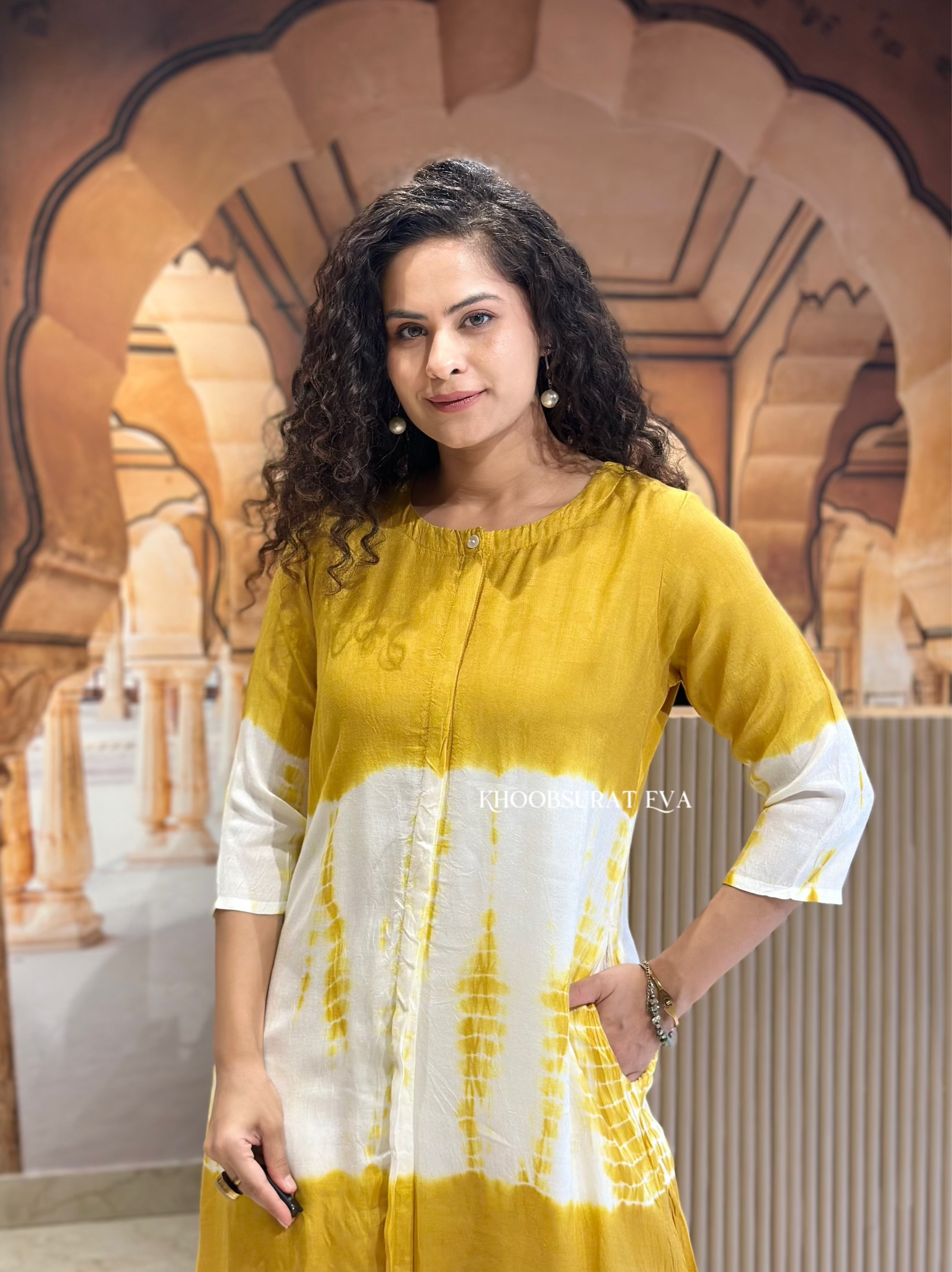 Touch Glow Yellow Kurta Set