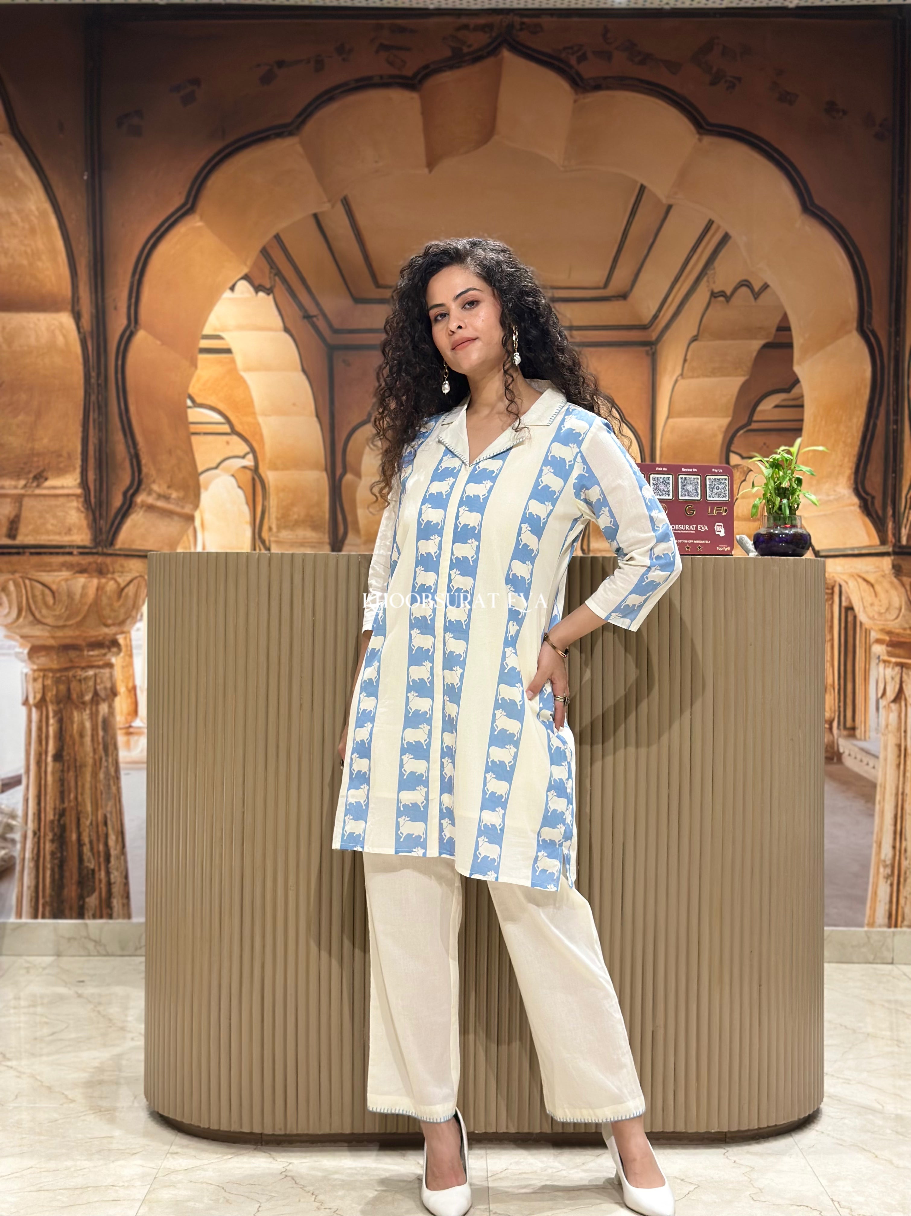 Office Look Kurta Set