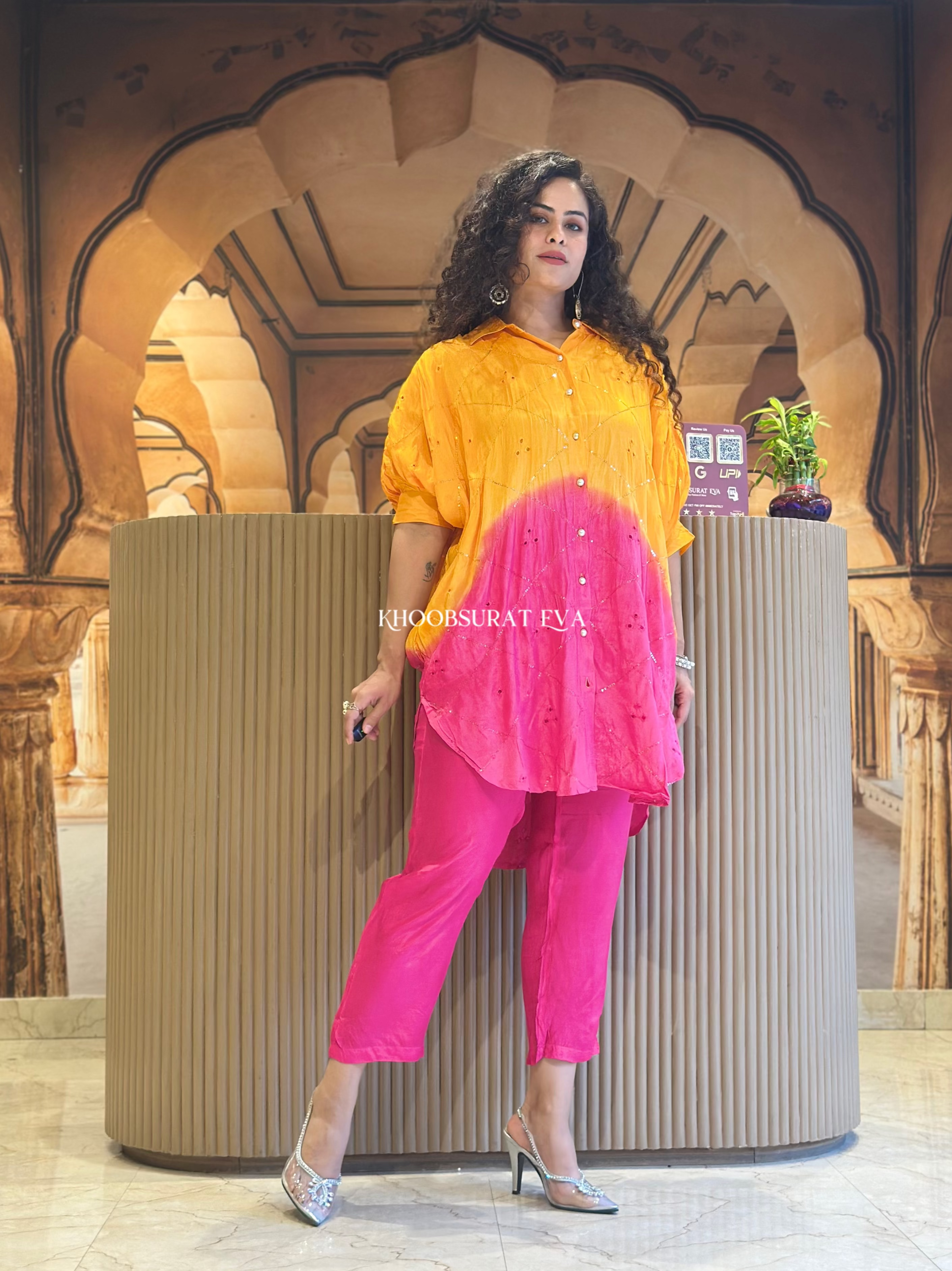 Heritage Hues Kaftan Coord Set