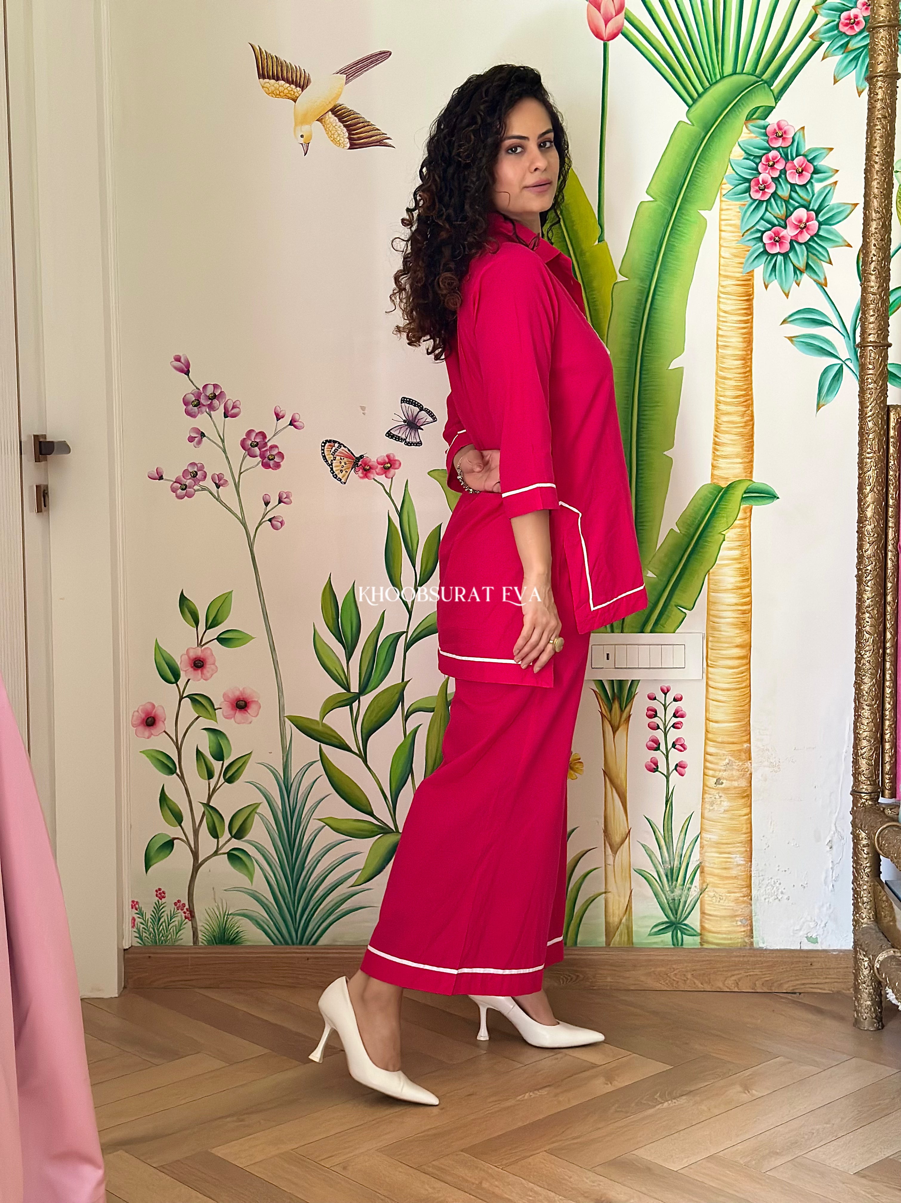 Resort To Love Pink Coord Set