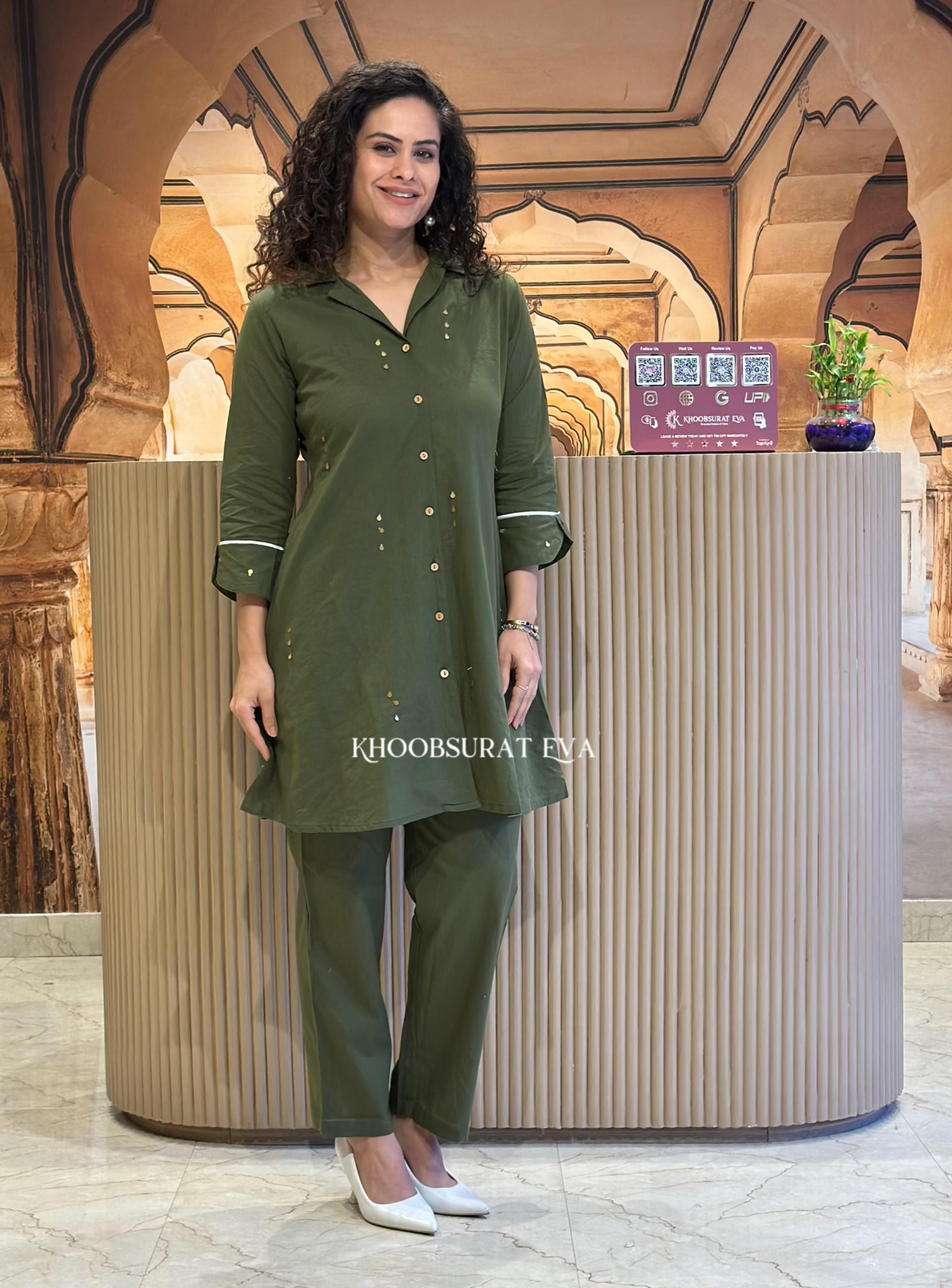Perfect Find Green Kurta set