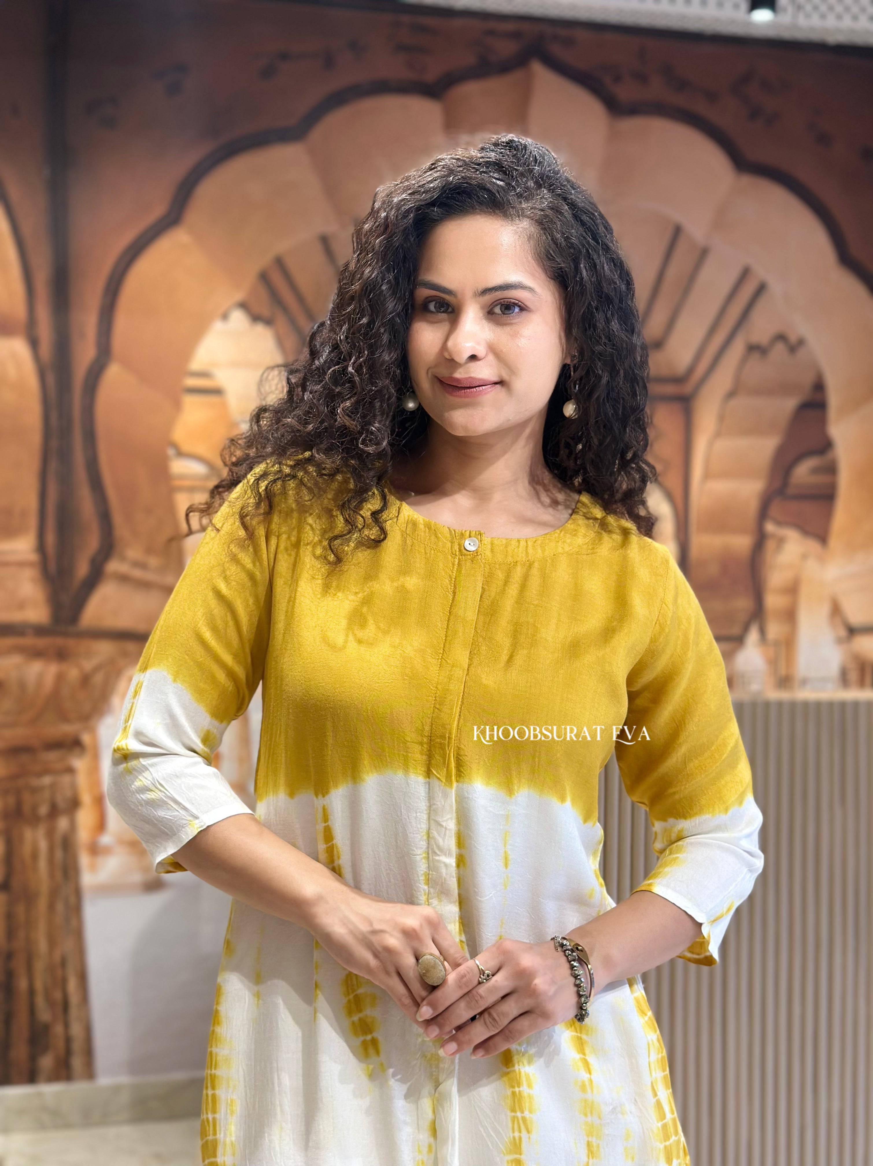 Touch Glow Yellow Kurta Set