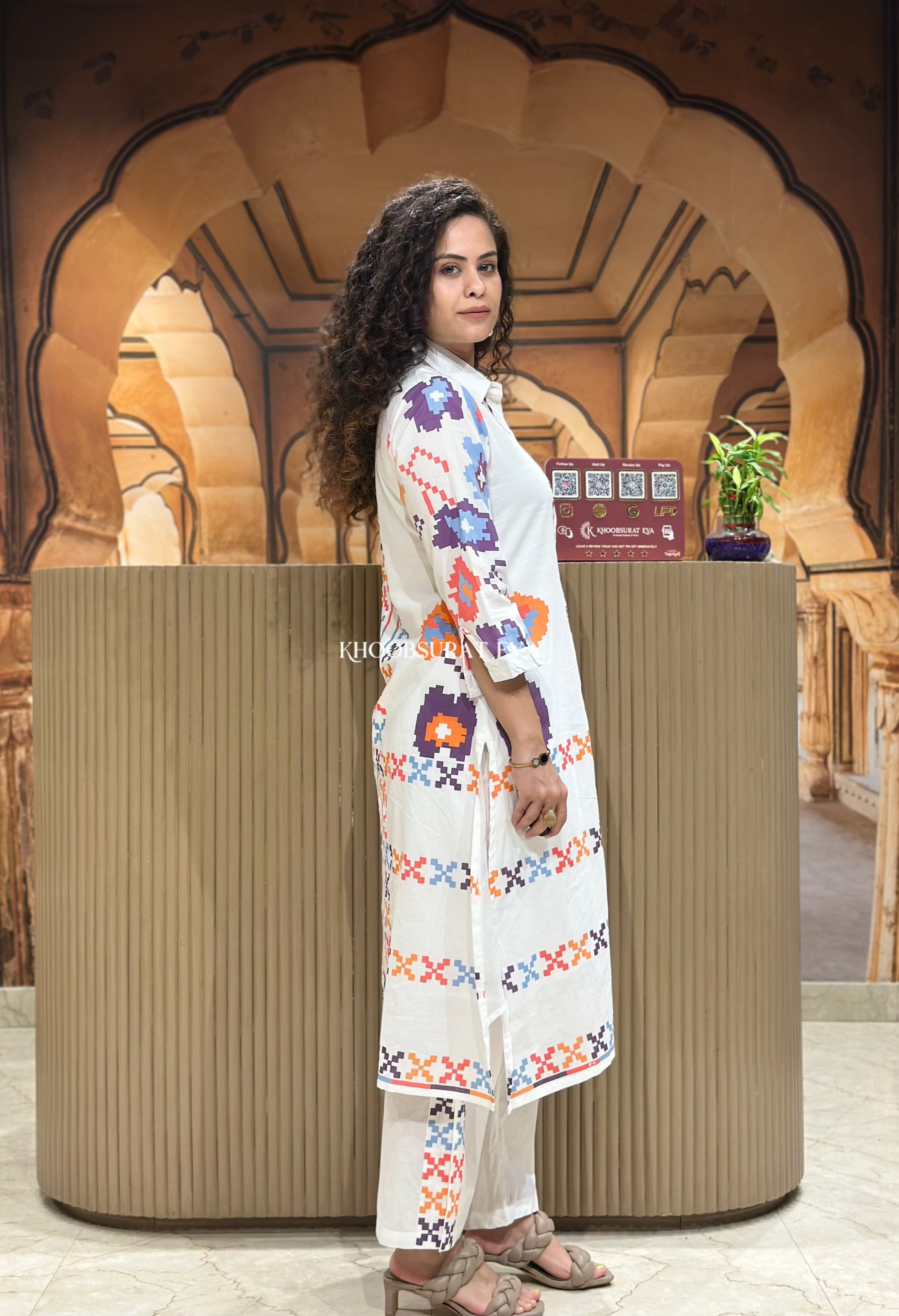 The Office Cotton Kurta Set