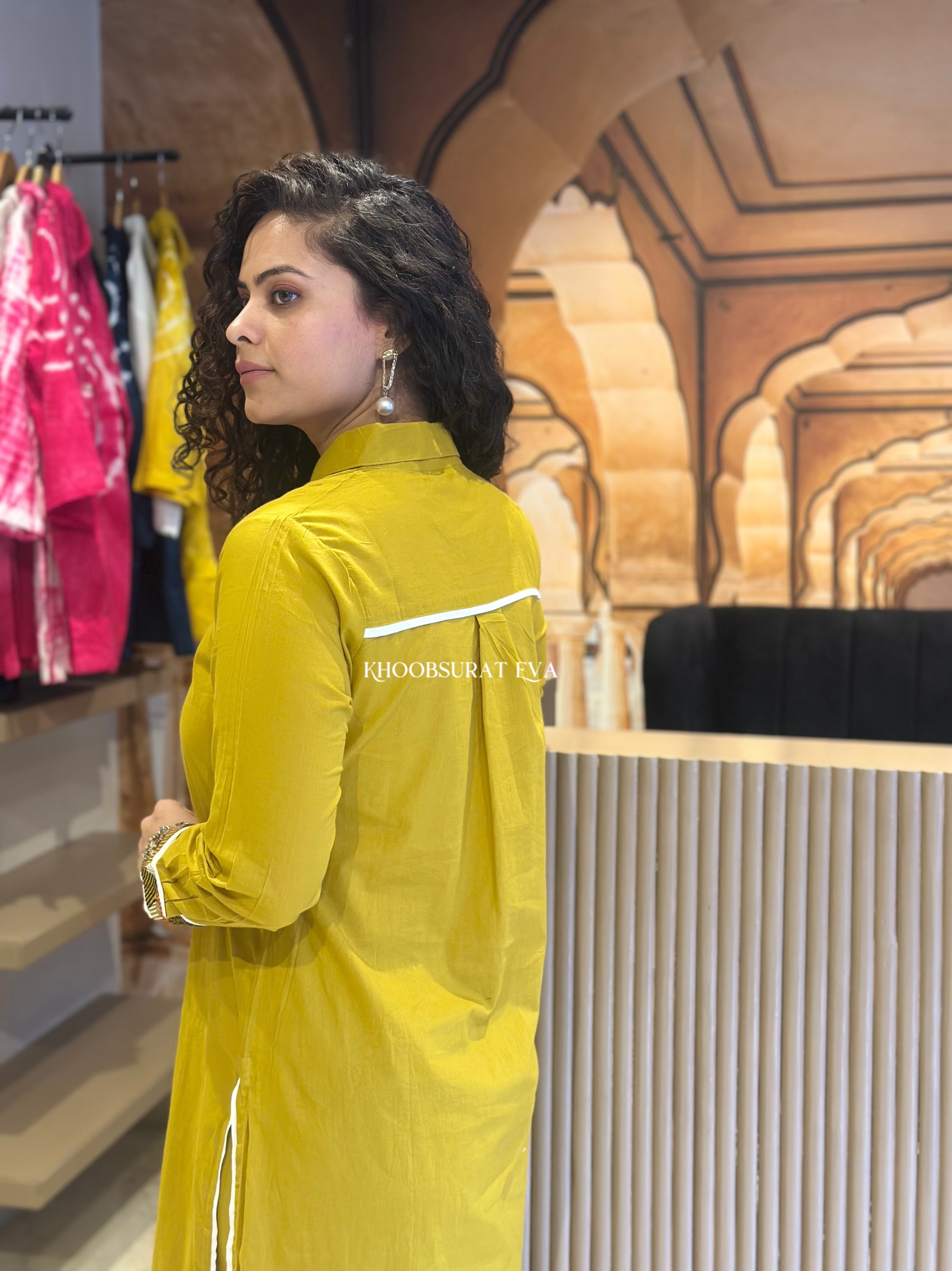 Stanley Yellow Kurta Set