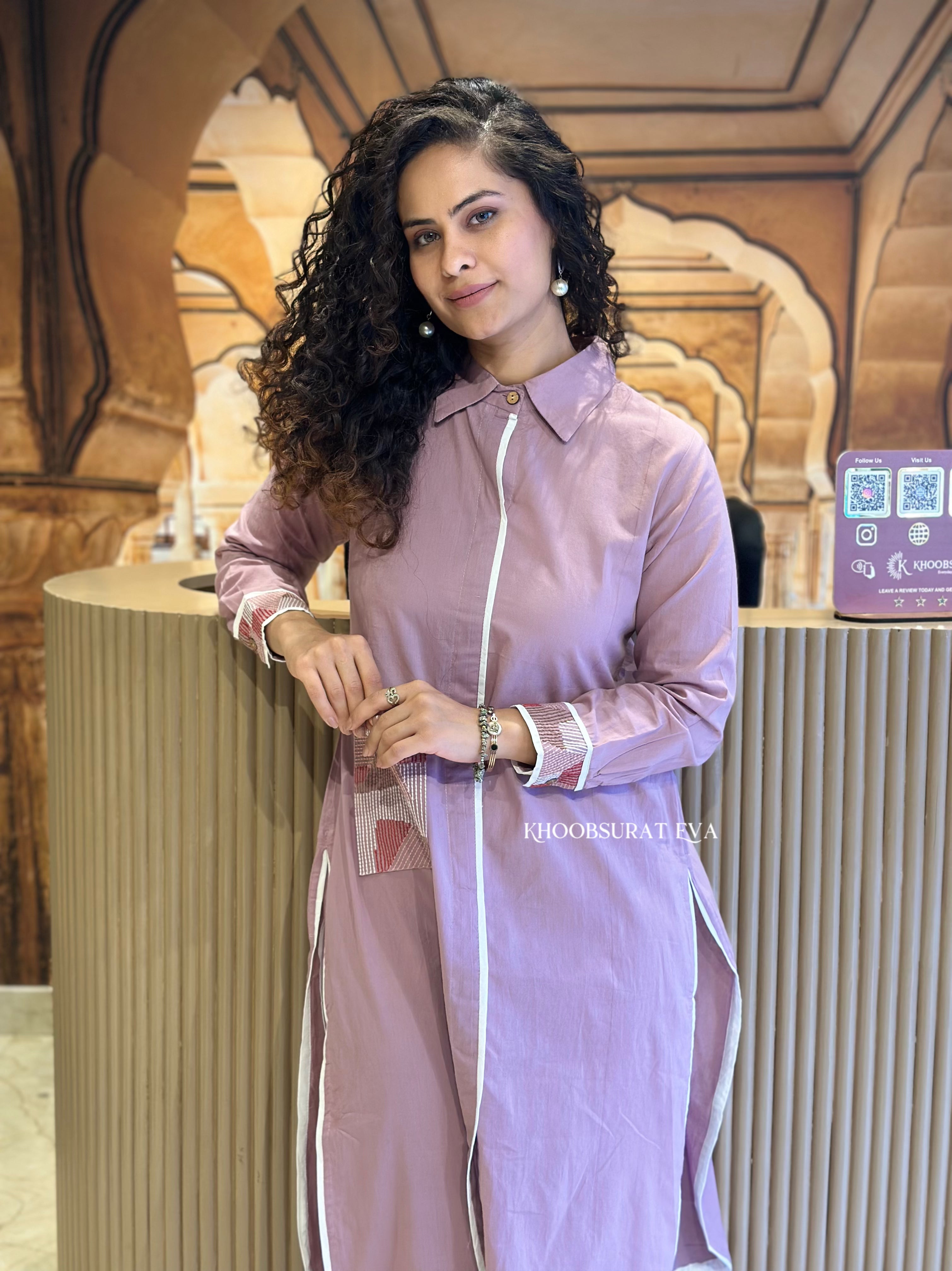 Perfect Pairing Purple Kurta Set