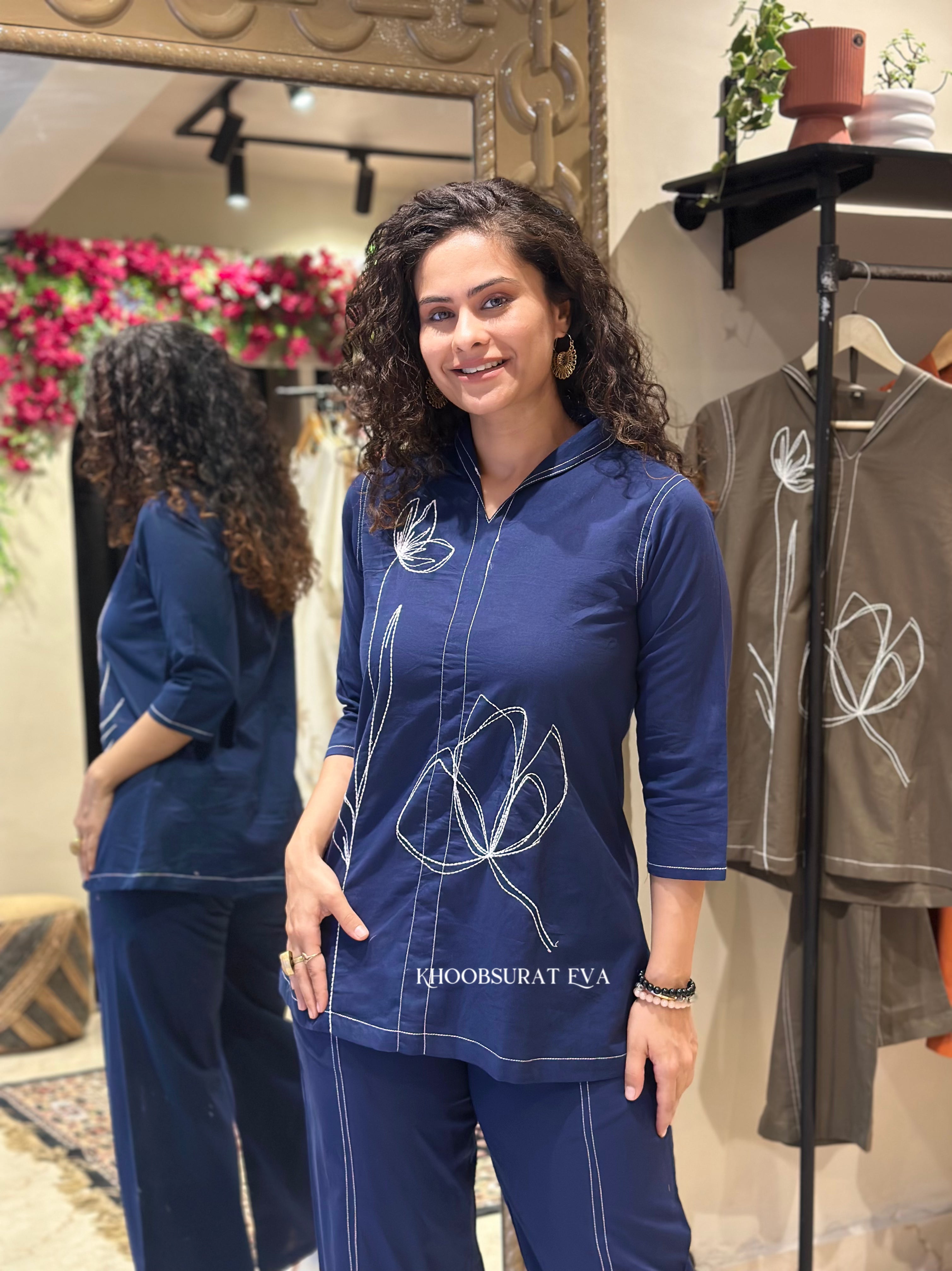 ULTIMATE GLAM BLUE COORD SET