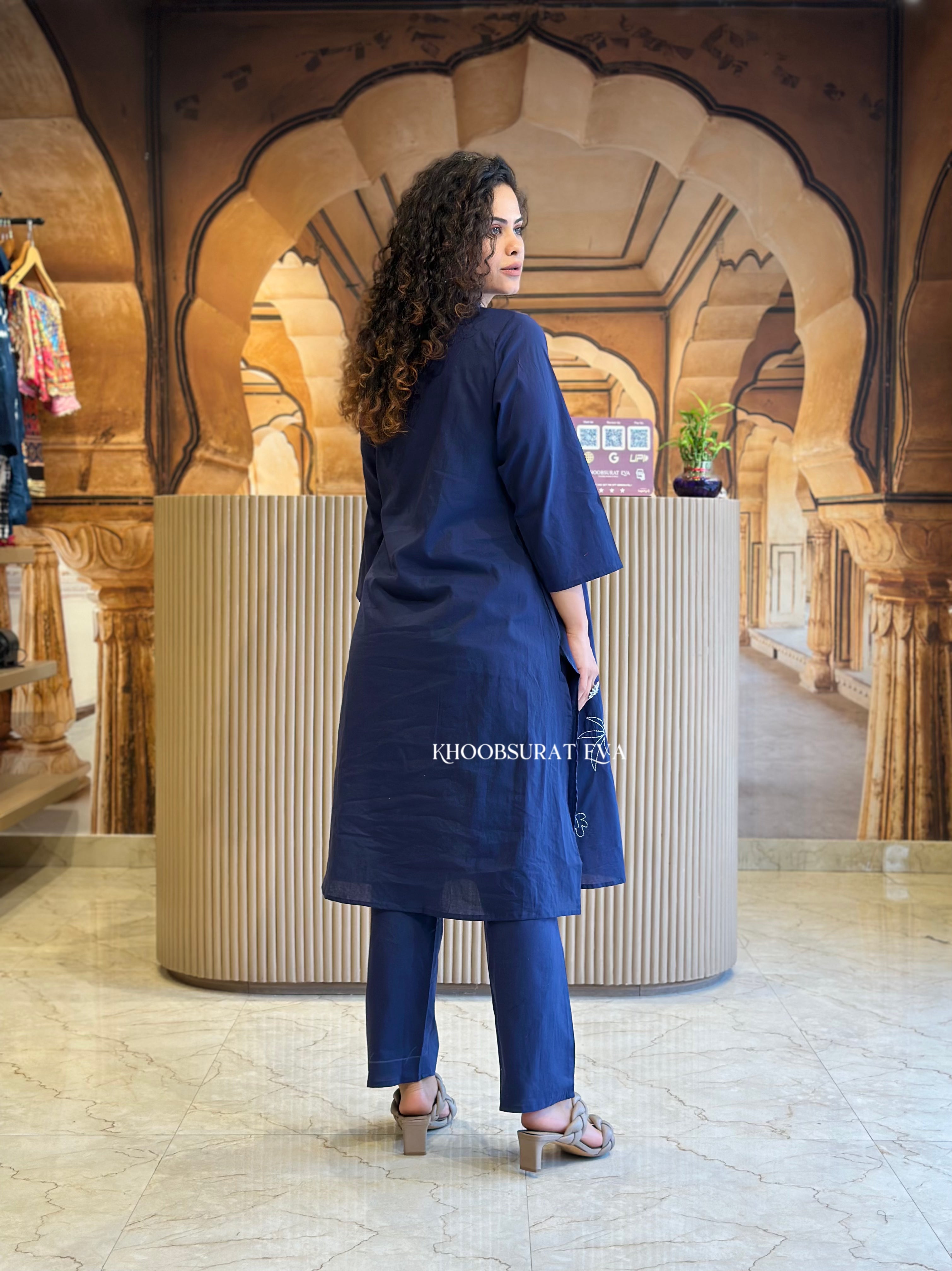 Lucid Dreaming Blue Kurta Set