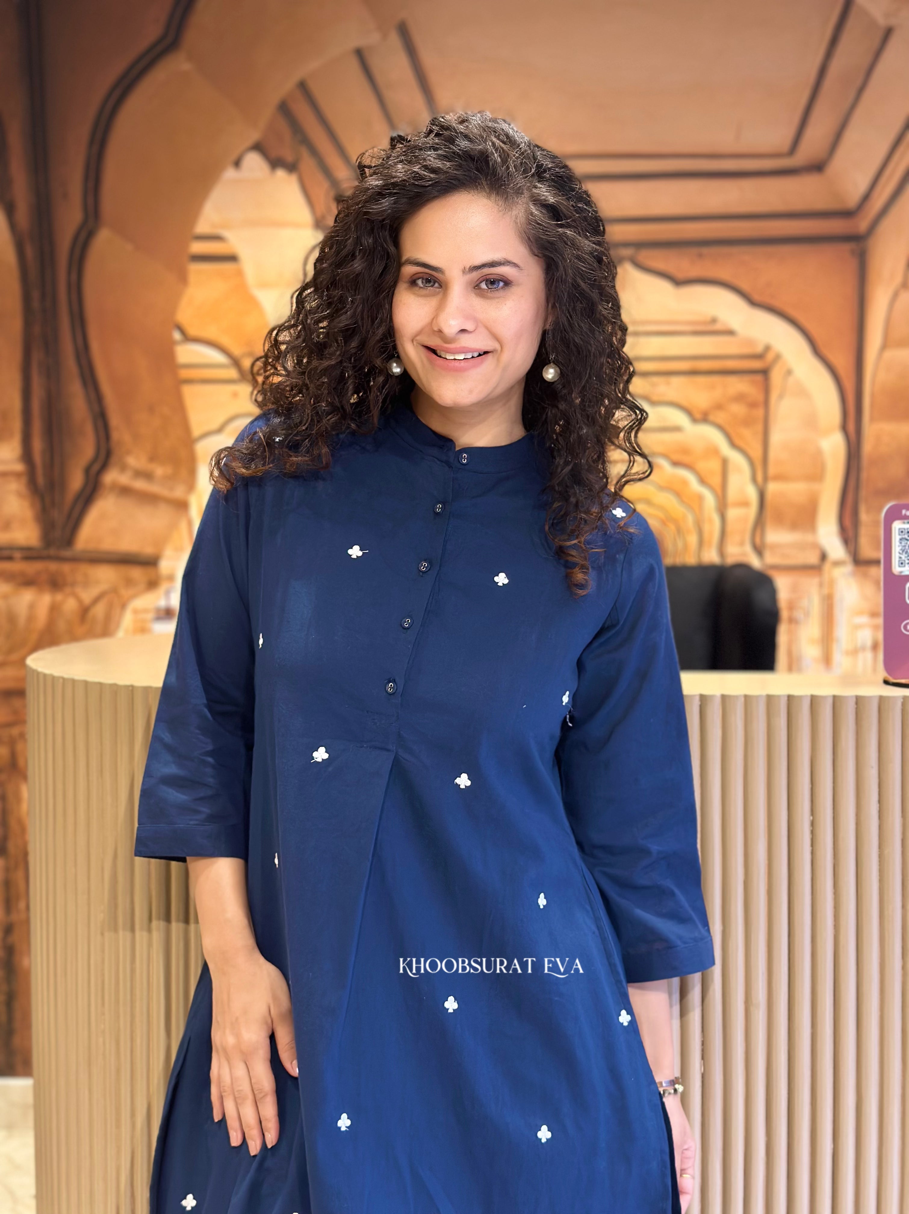 Fresh Look Blue Kurta Set