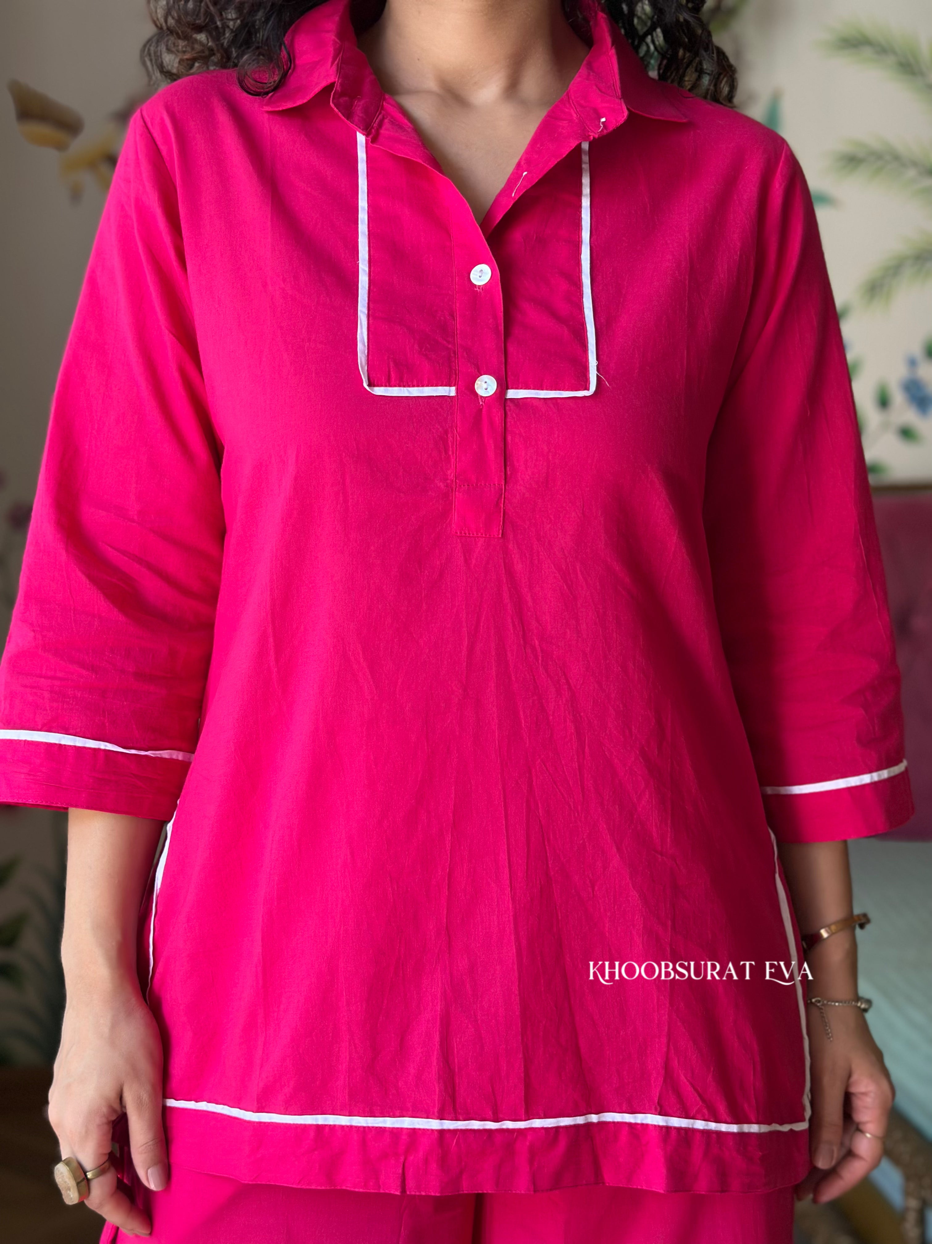 Resort To Love Pink Coord Set