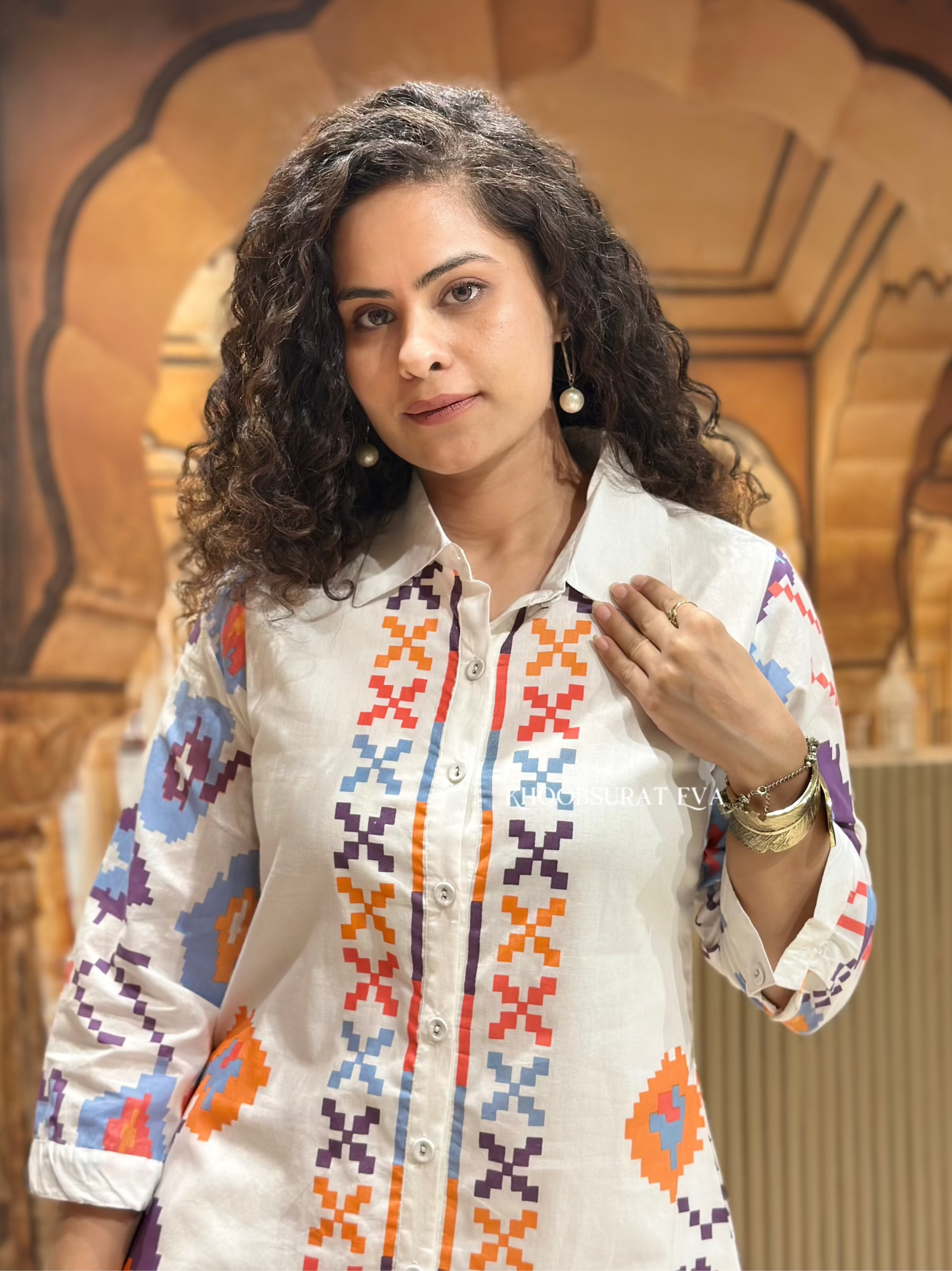 The Office Cotton Kurta Set