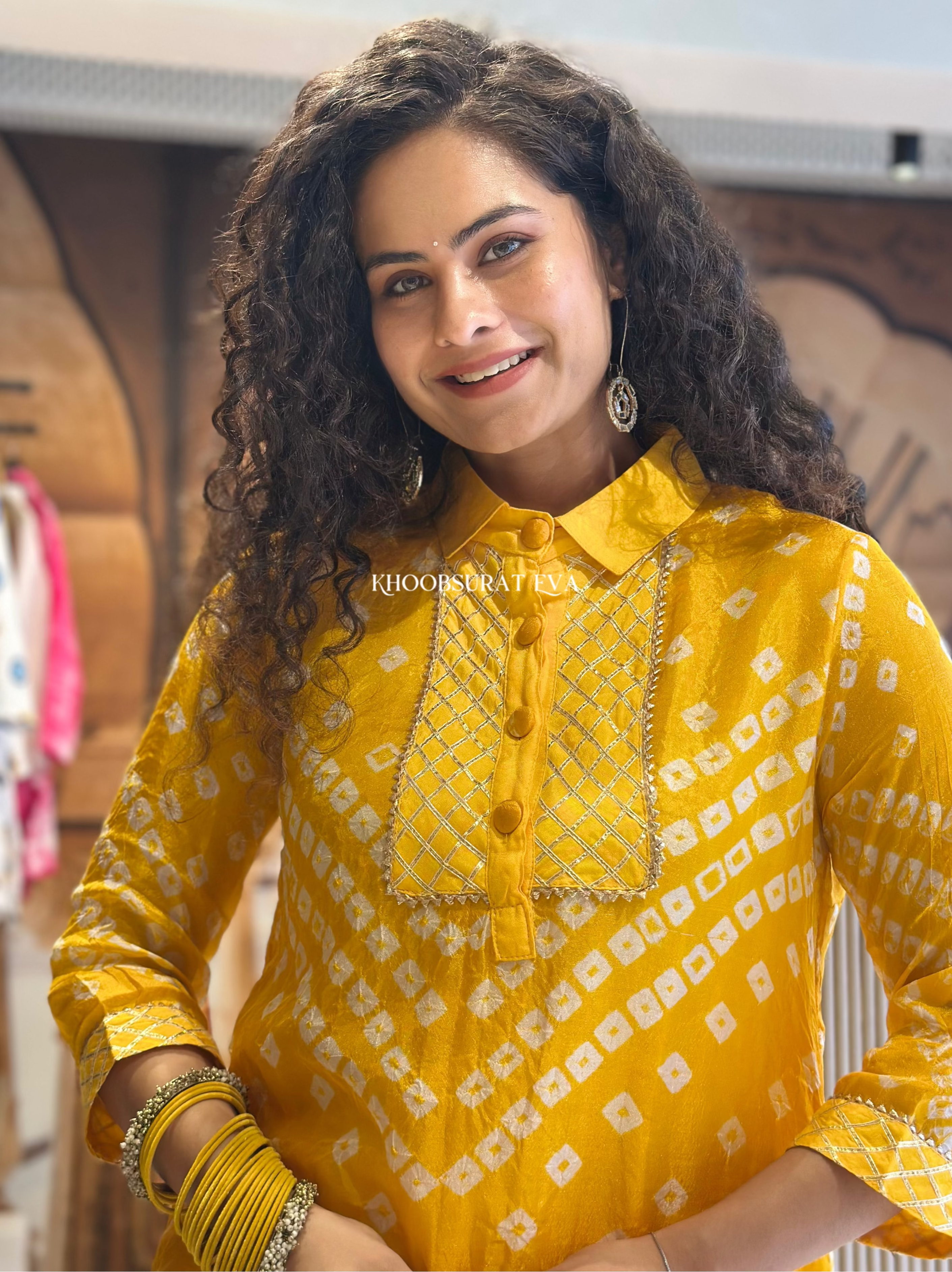 Johri Bazaar Bandhej Palazzo Set