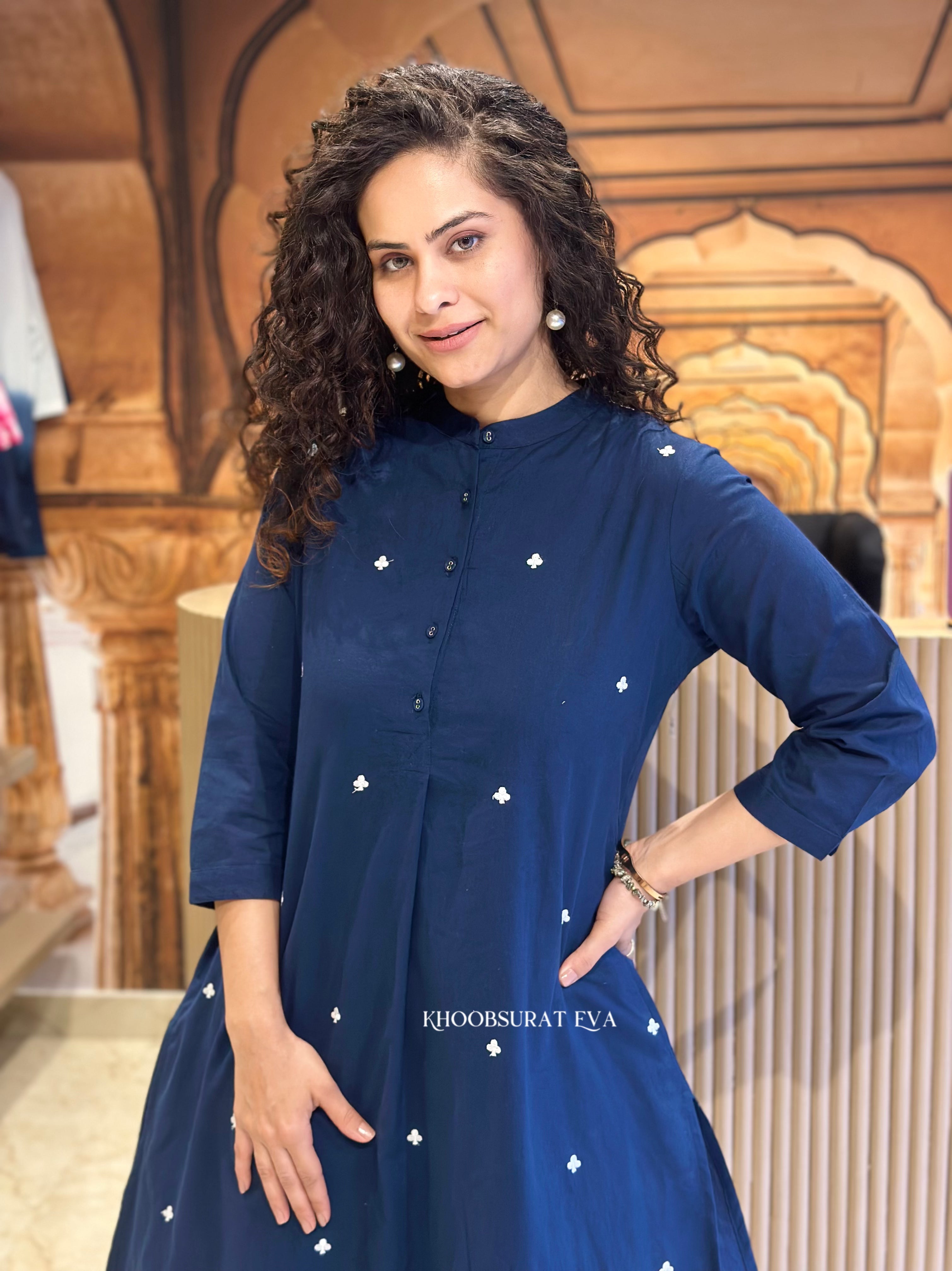 Fresh Look Blue Kurta Set