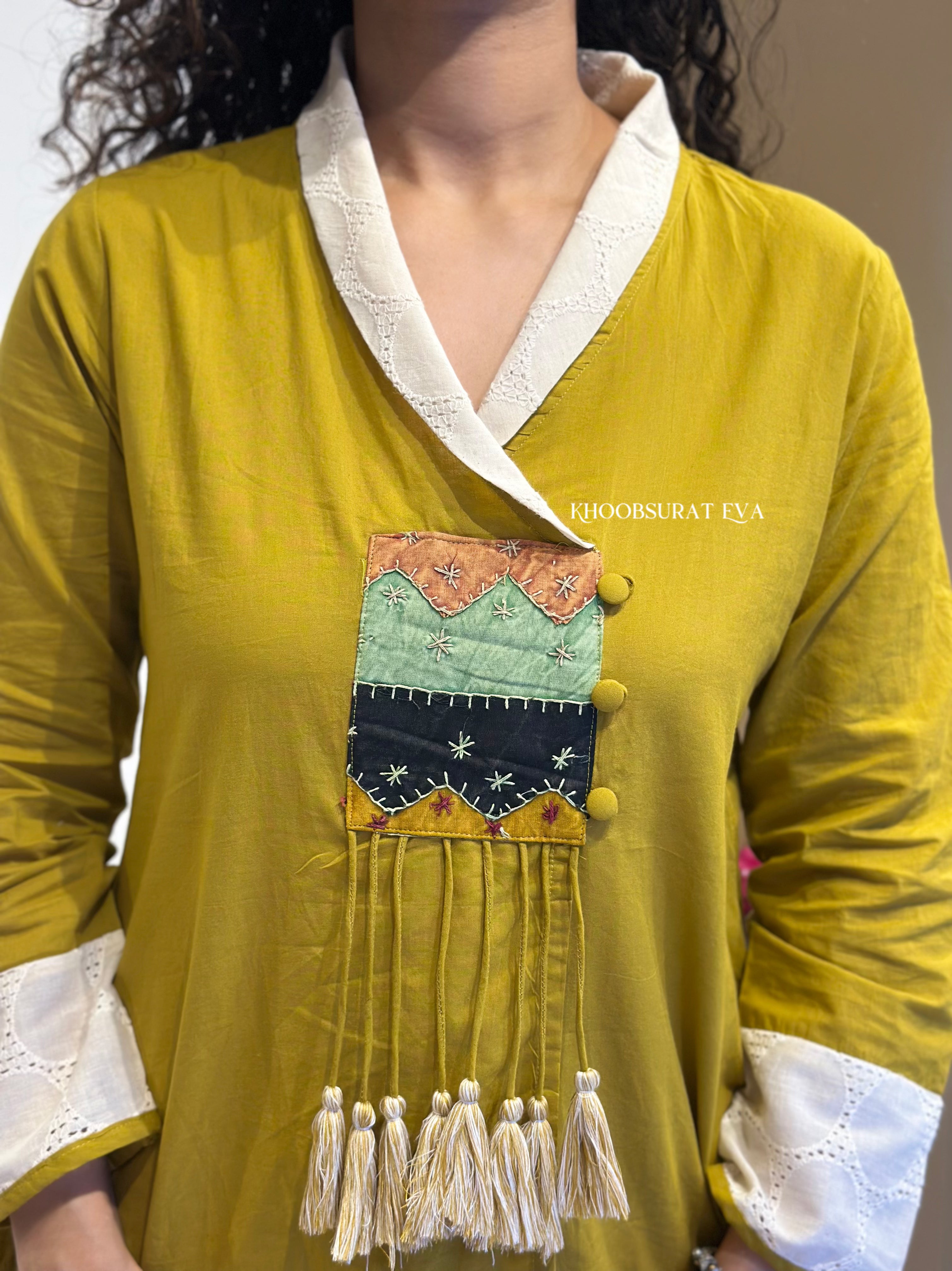 House of Beauty Yellow Kurta Set