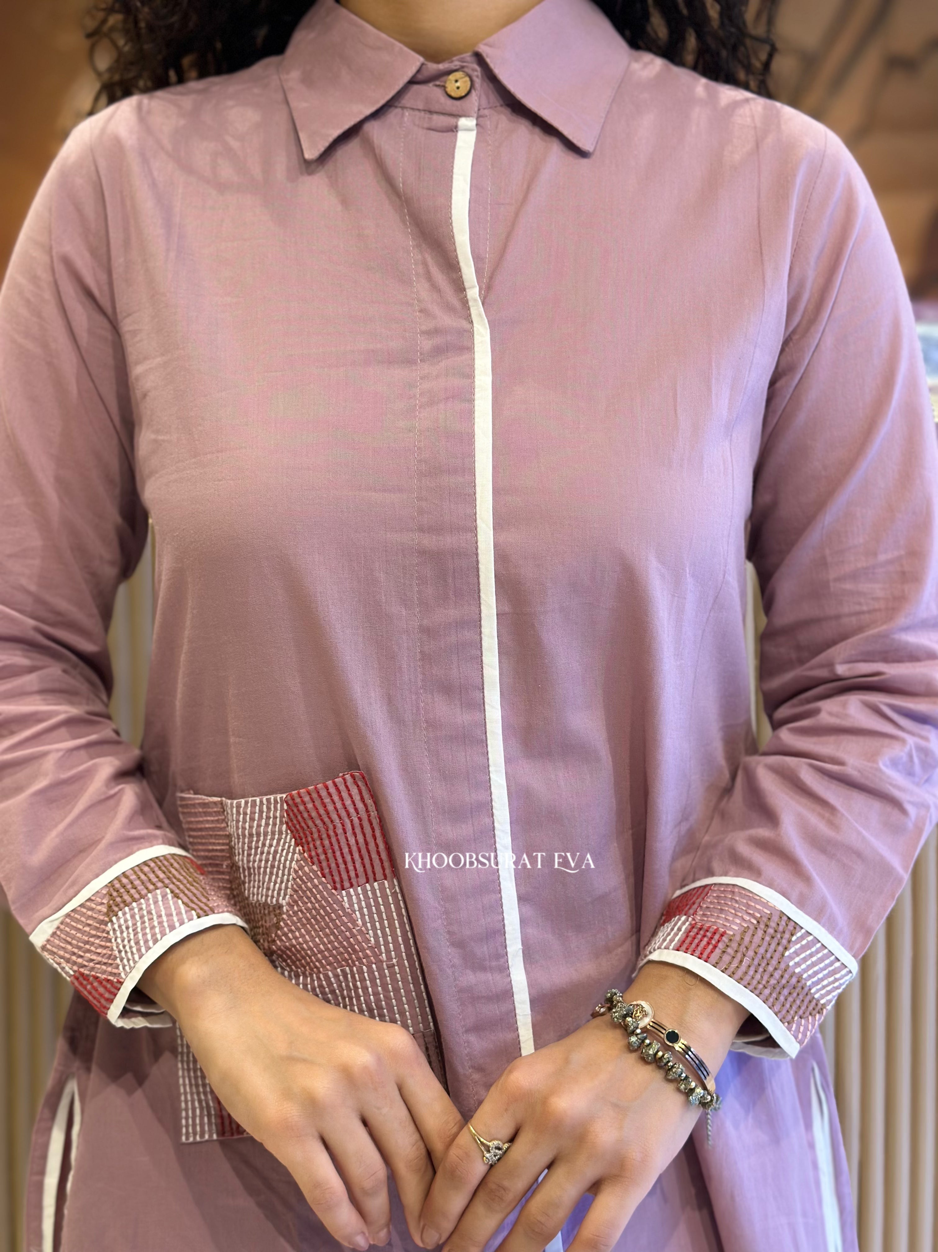 Perfect Pairing Purple Kurta Set