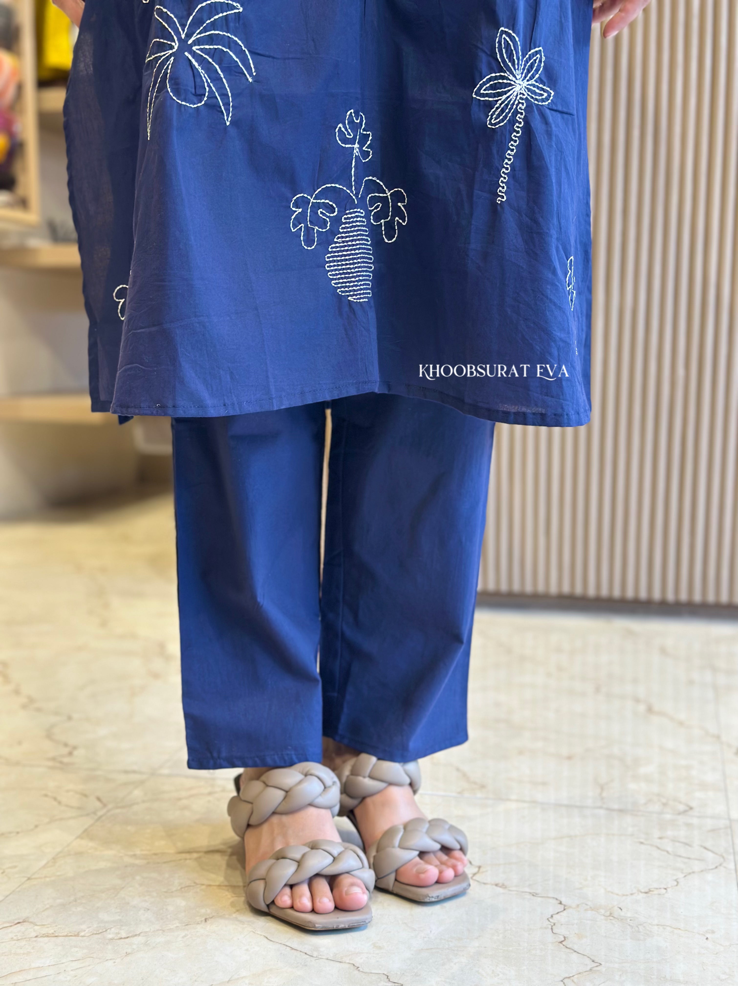 Lucid Dreaming Blue Kurta Set