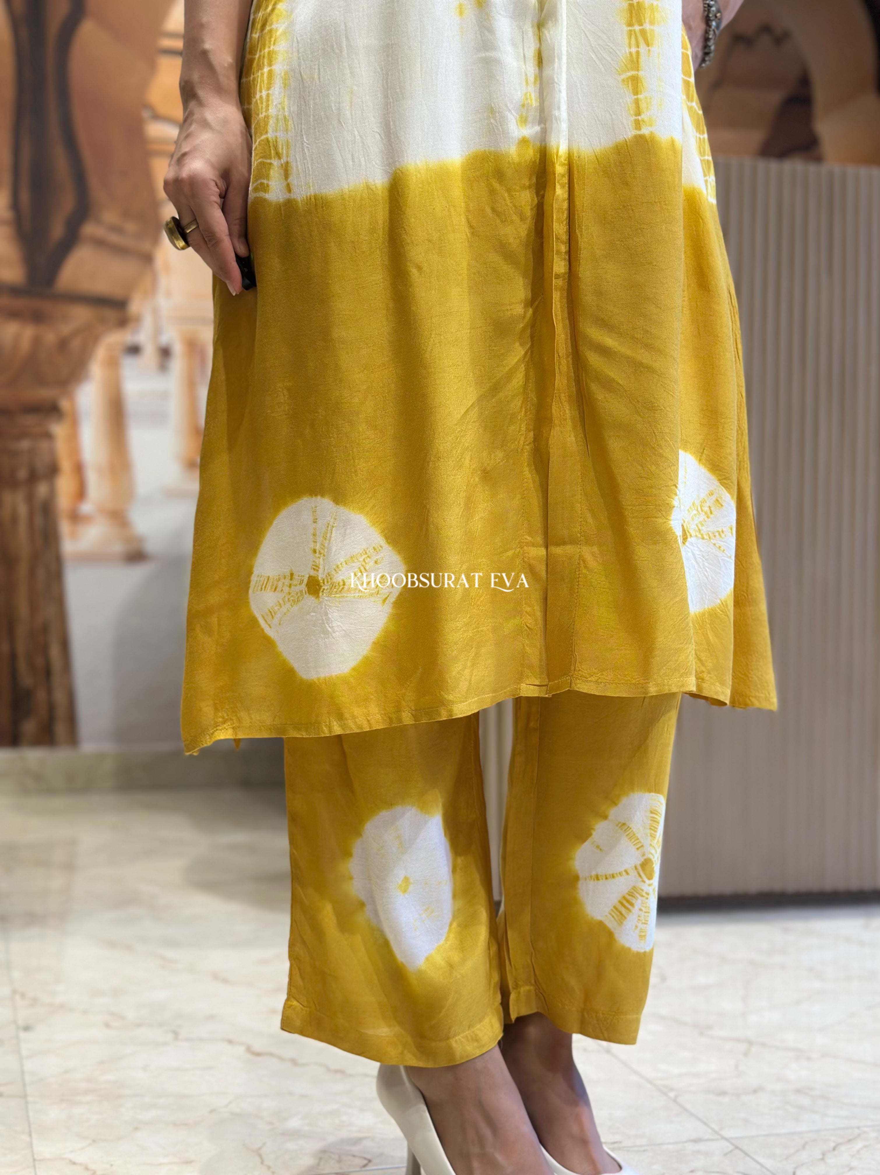 Touch Glow Yellow Kurta Set