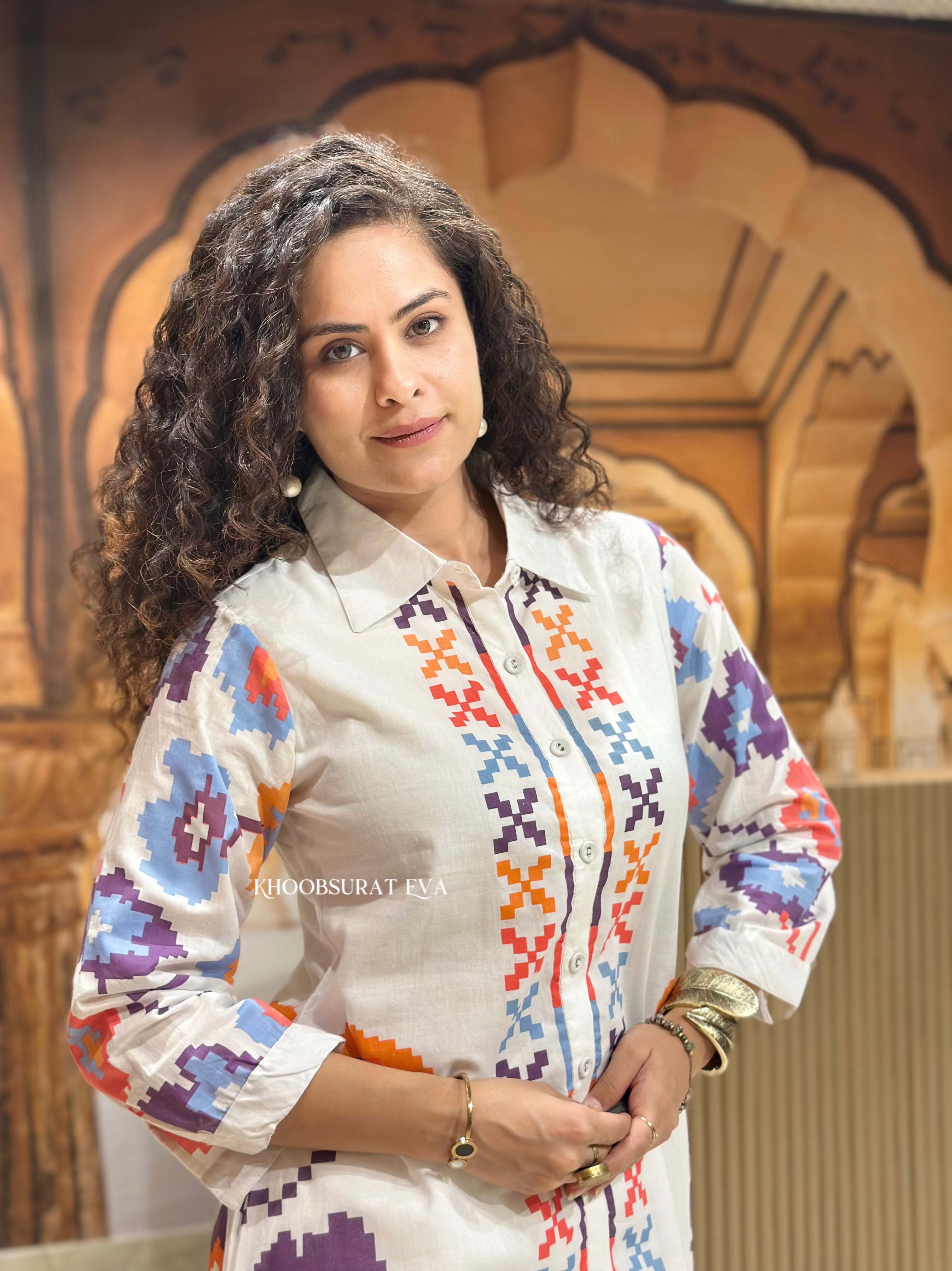 The Office Cotton Kurta Set