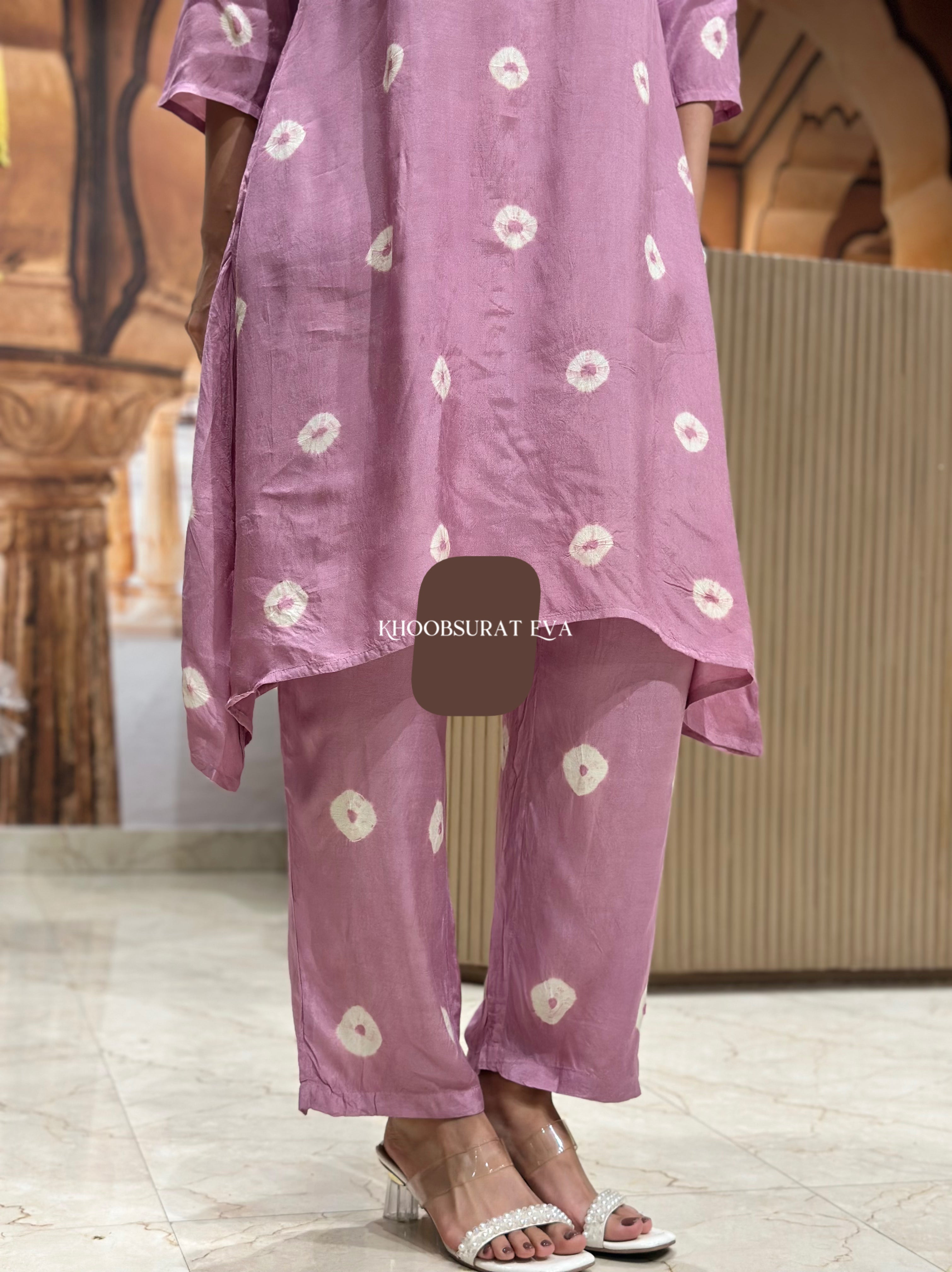 Pinkissimo Lilac Coord Set