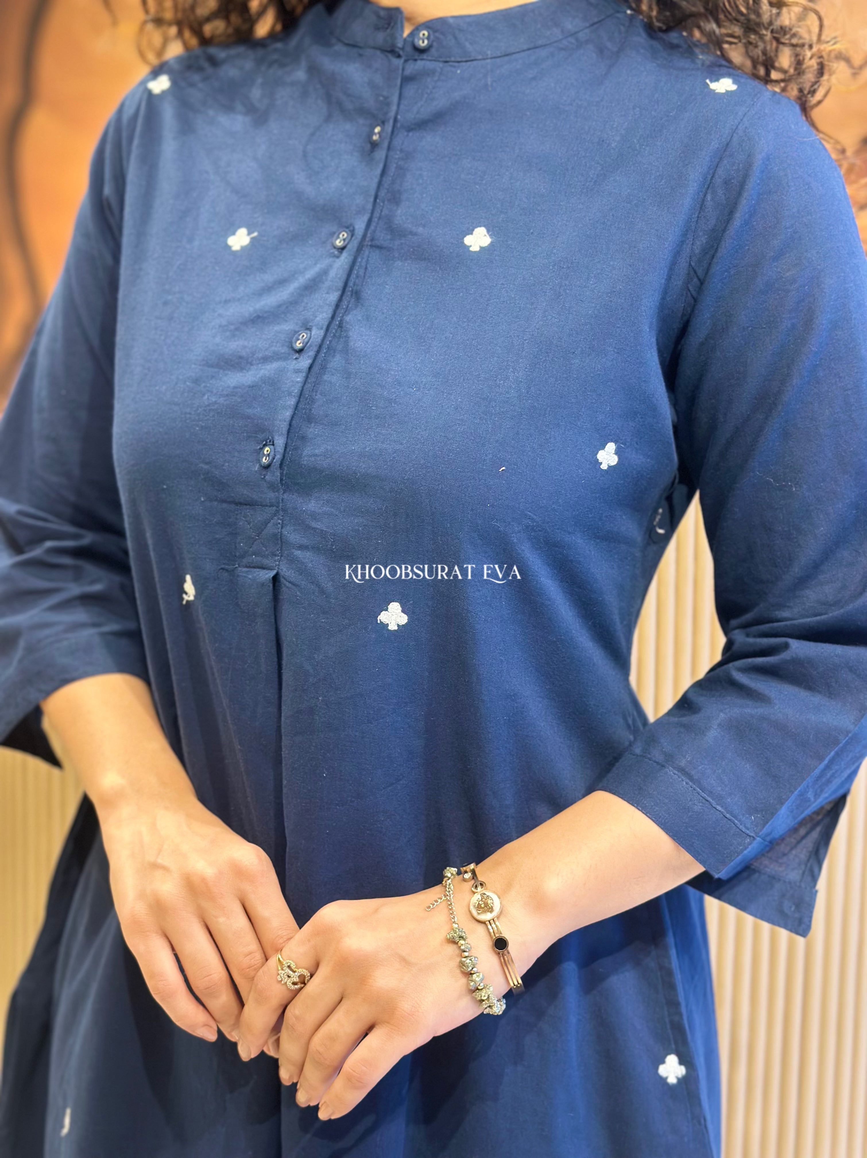 Fresh Look Blue Kurta Set