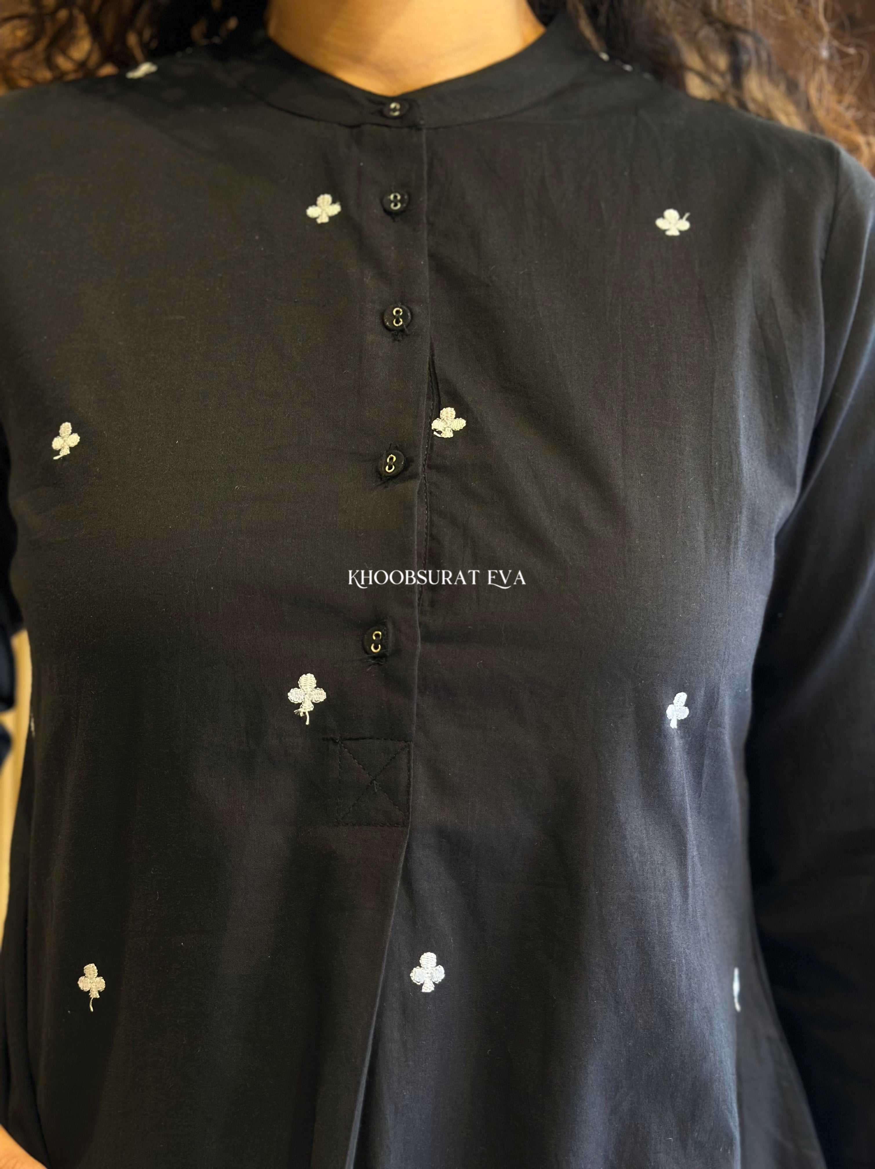 Colors Queen Black Kurta Set