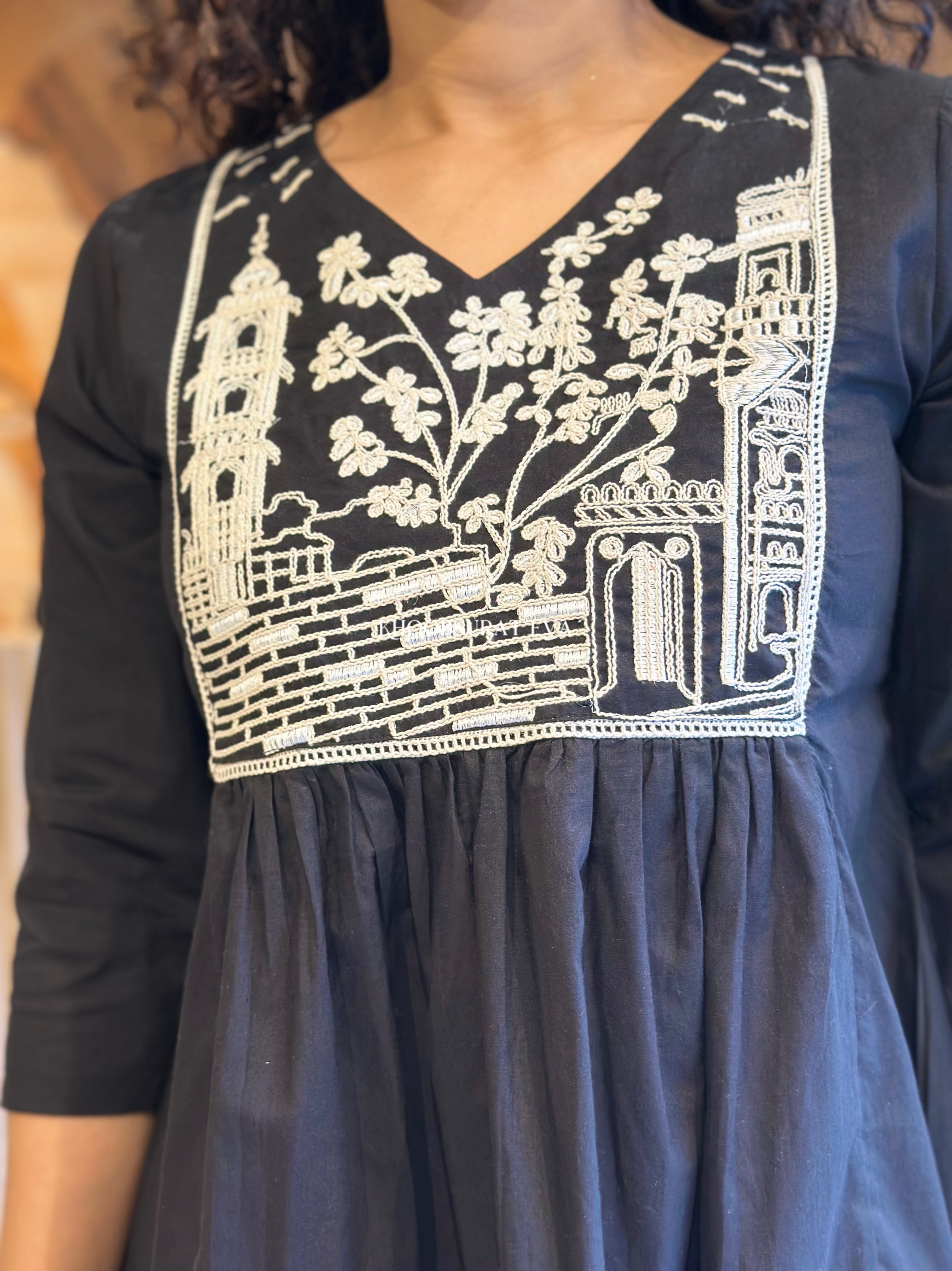 DUBAI BLING BLACK COORD SET