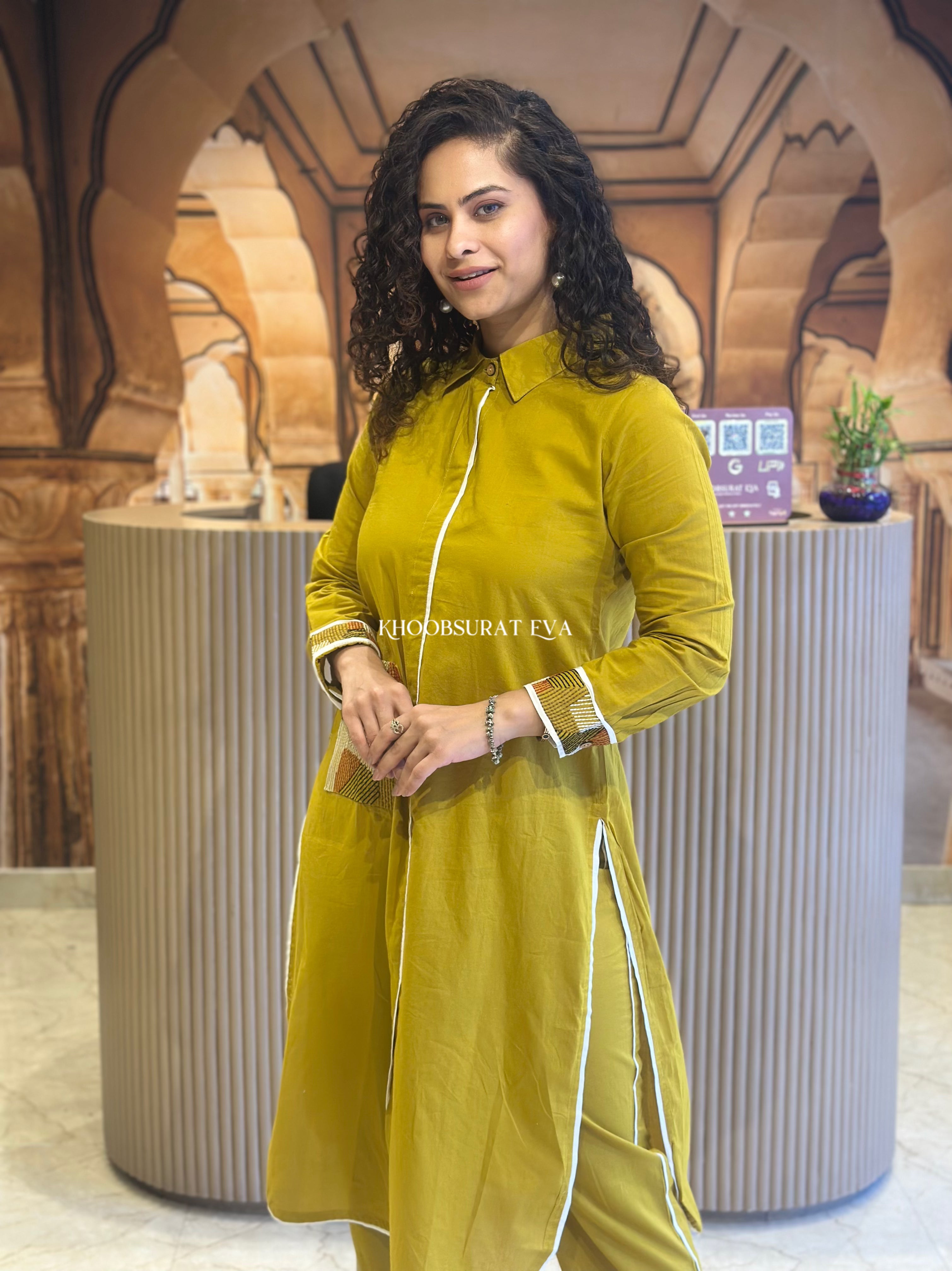 Stanley Yellow Kurta Set