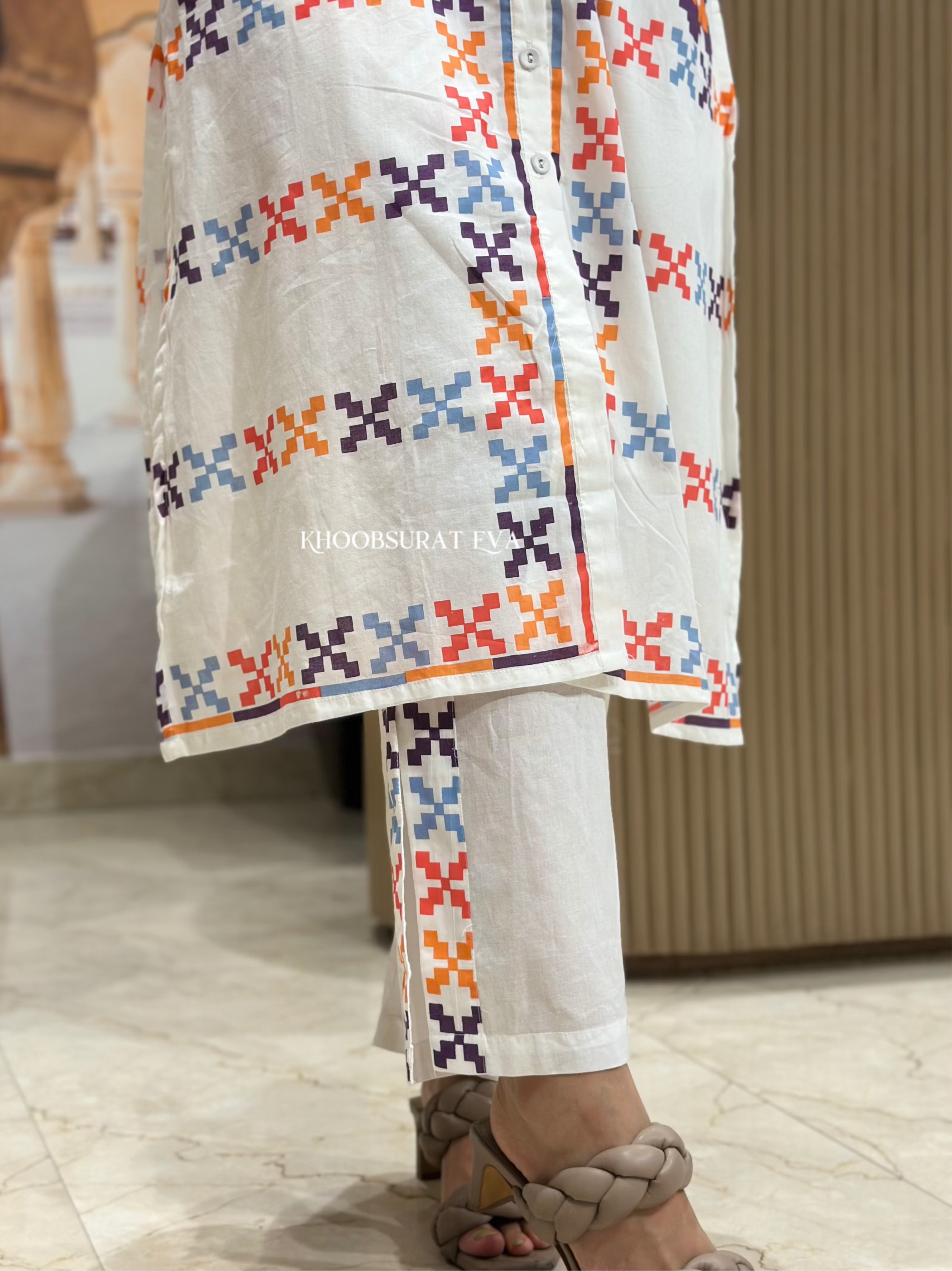 The Office Cotton Kurta Set