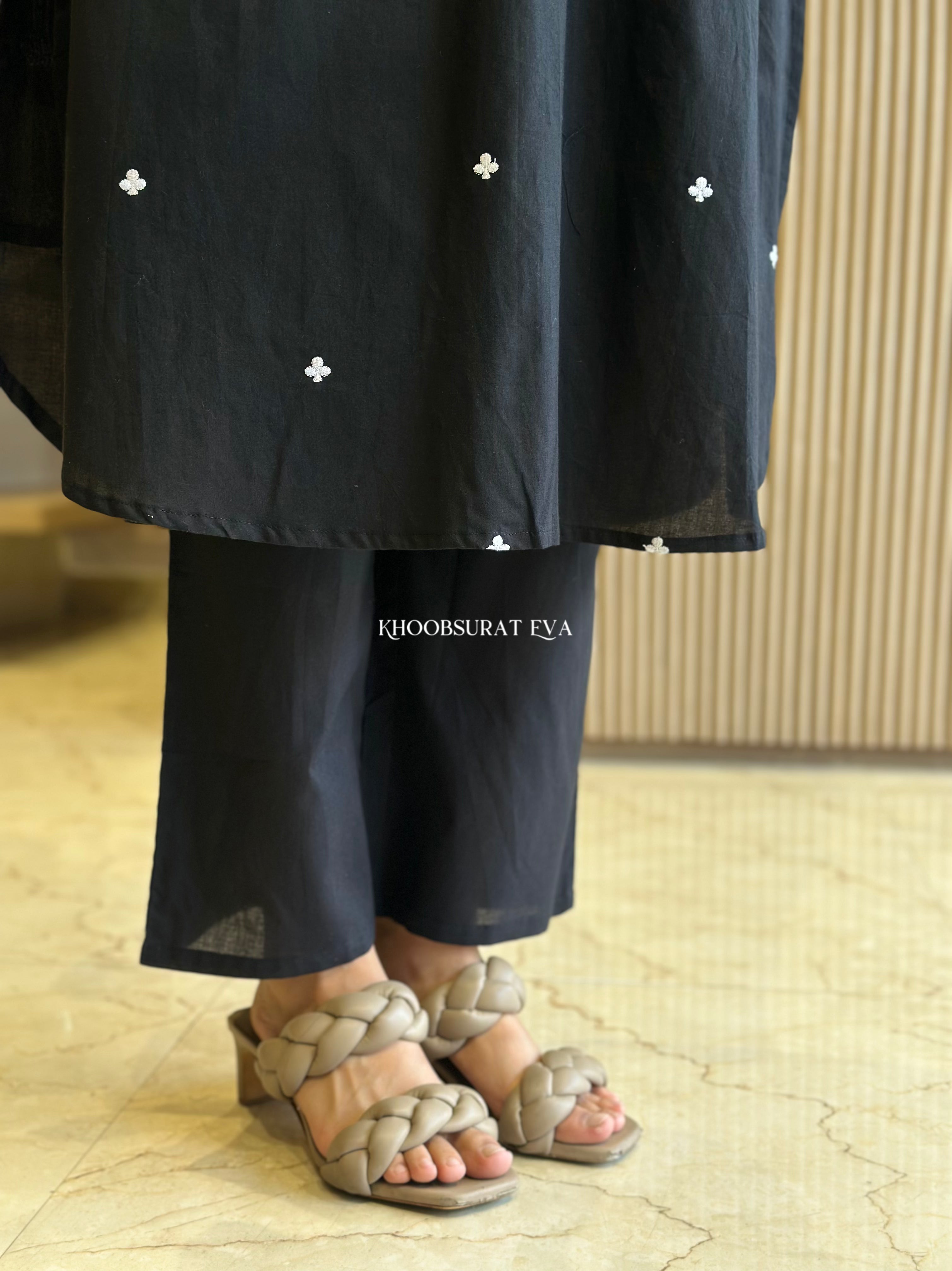 Colors Queen Black Kurta Set