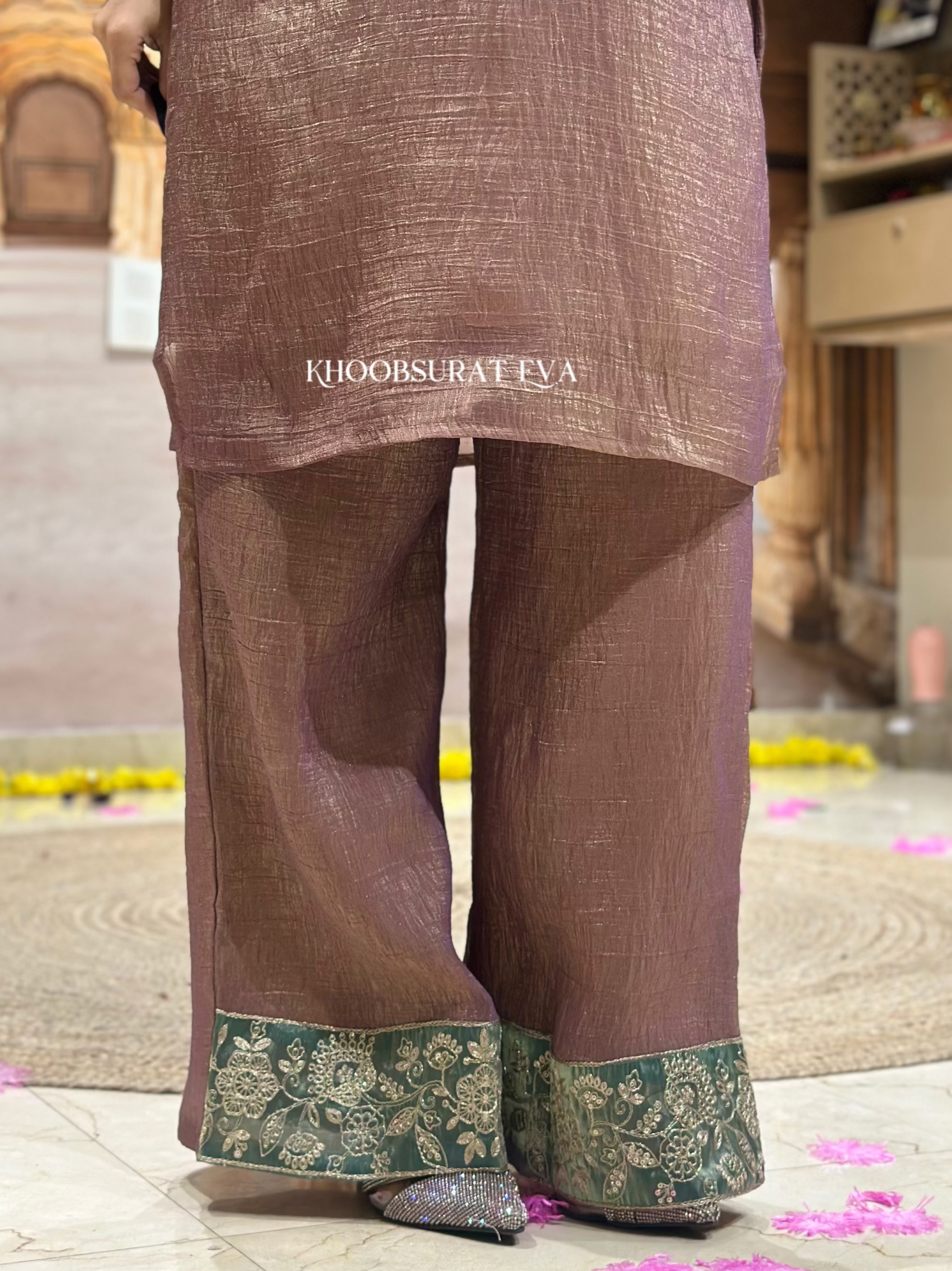 Bridal Beauty Rose Suit Set