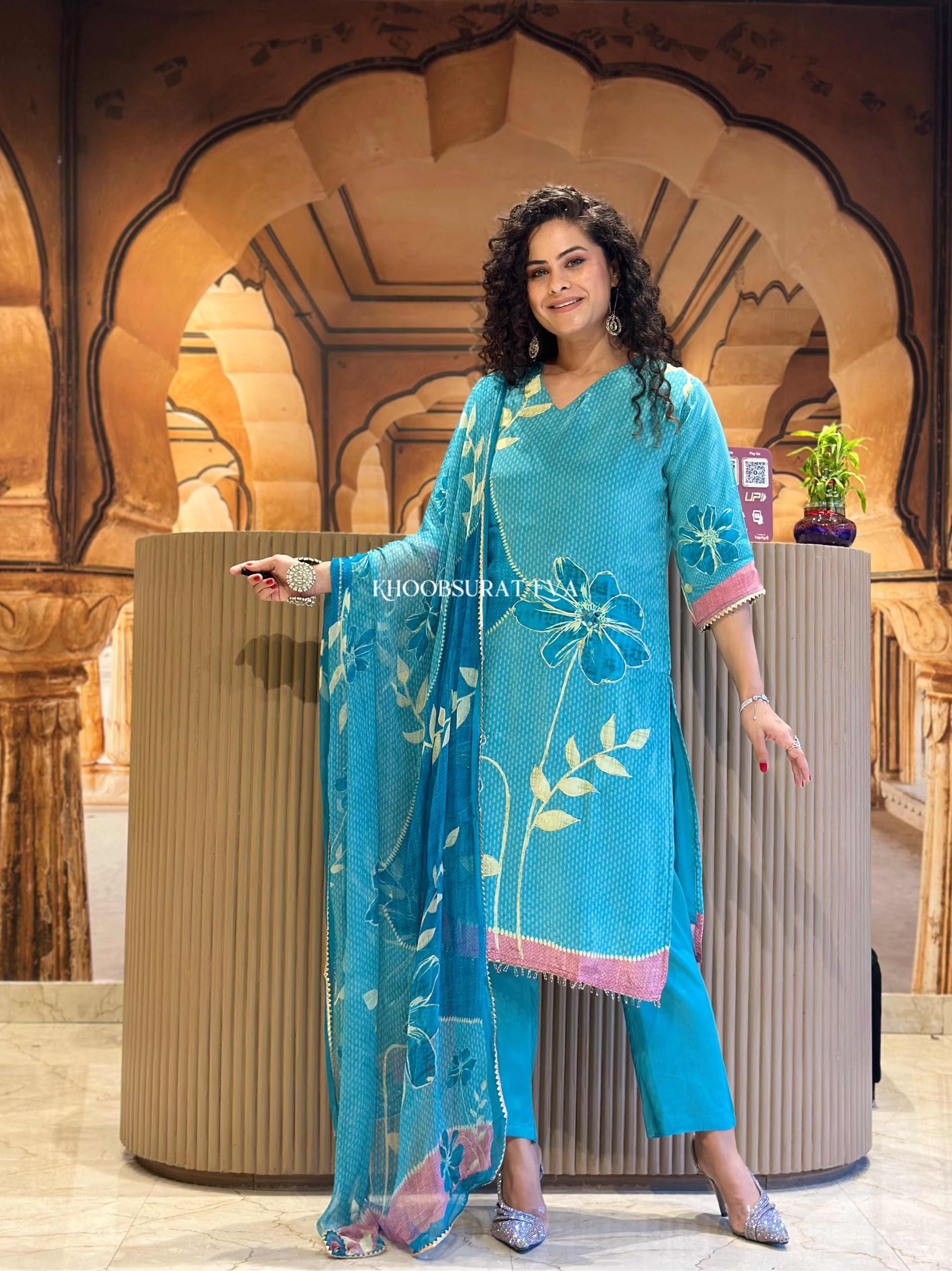 Rukmini Festive Dupatta Set