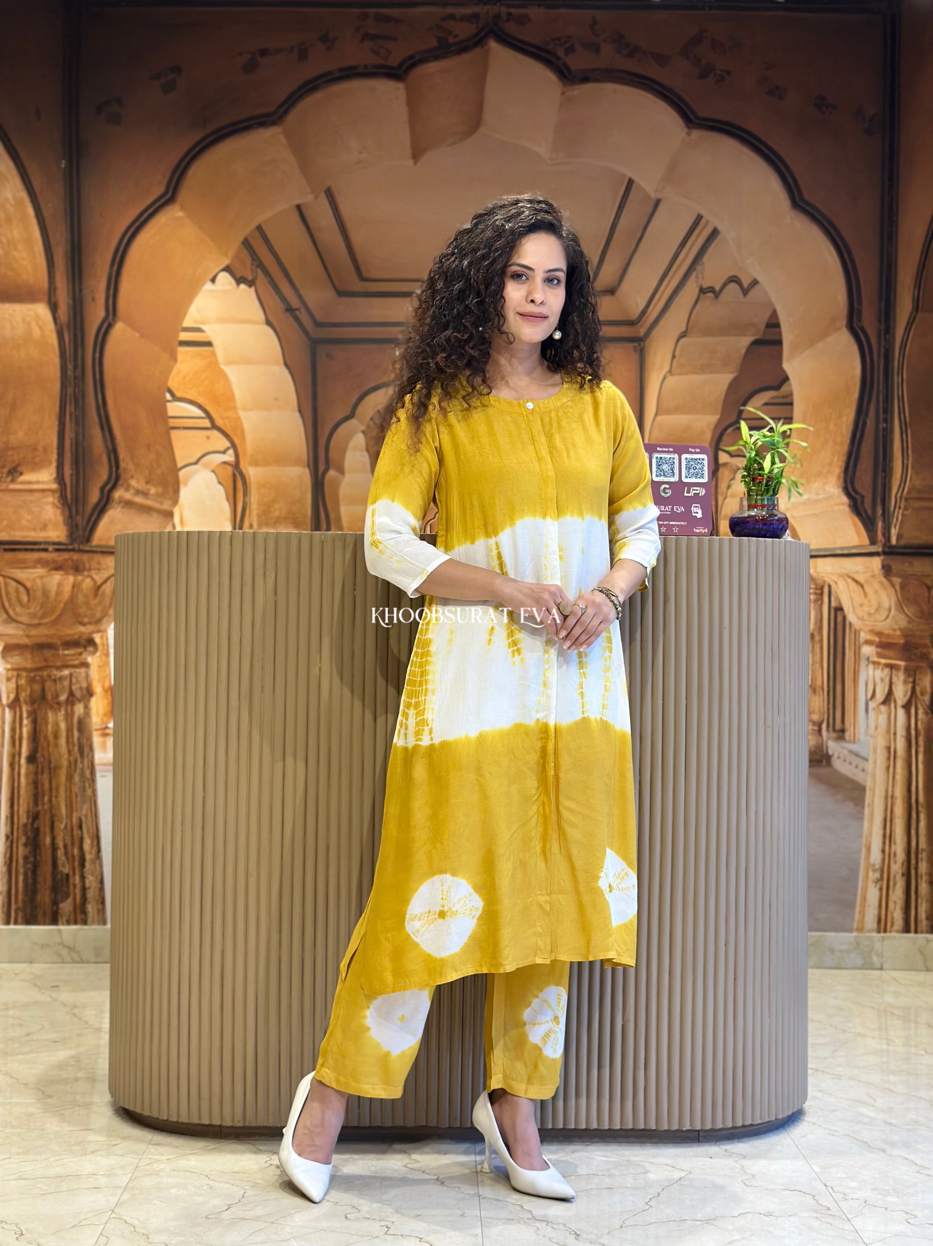 Touch Glow Yellow Kurta Set