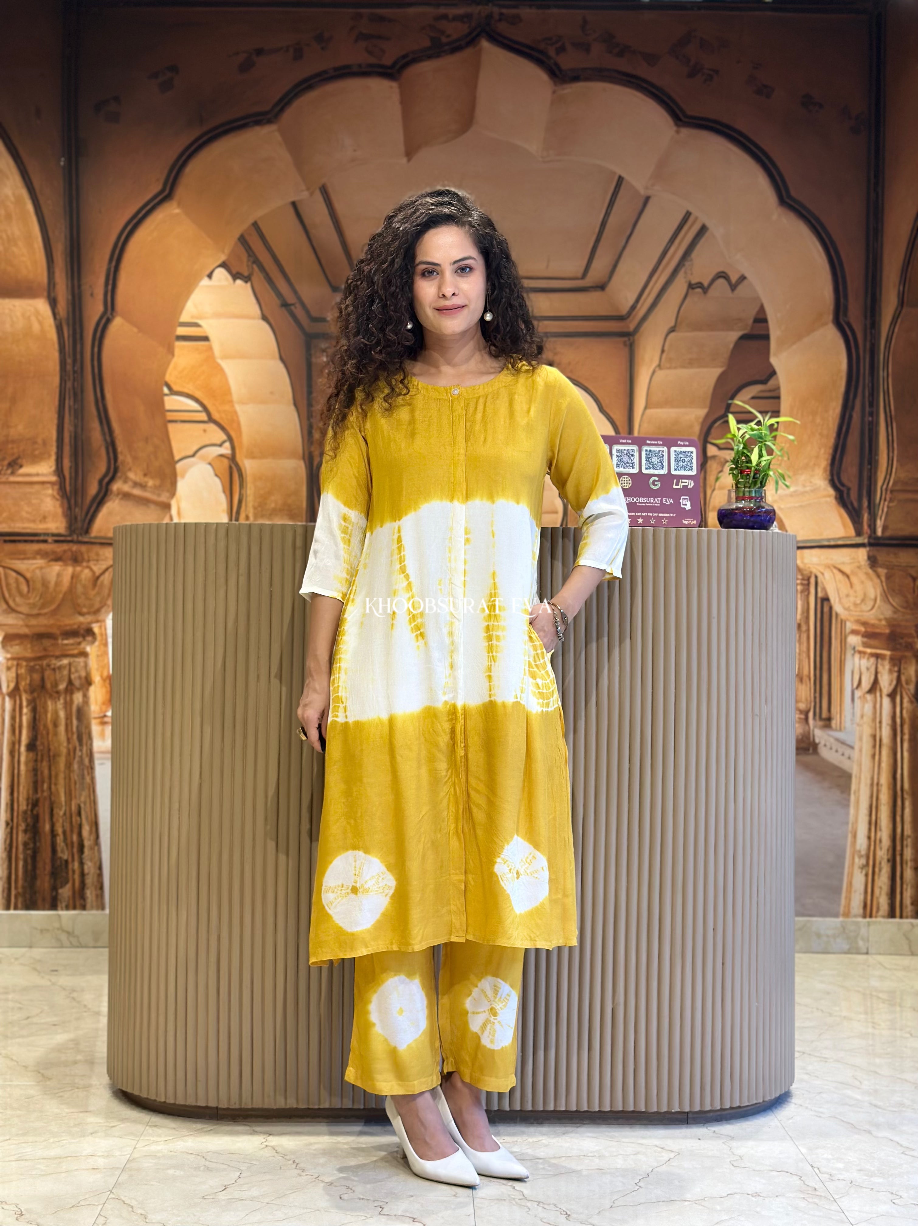 Touch Glow Yellow Kurta Set