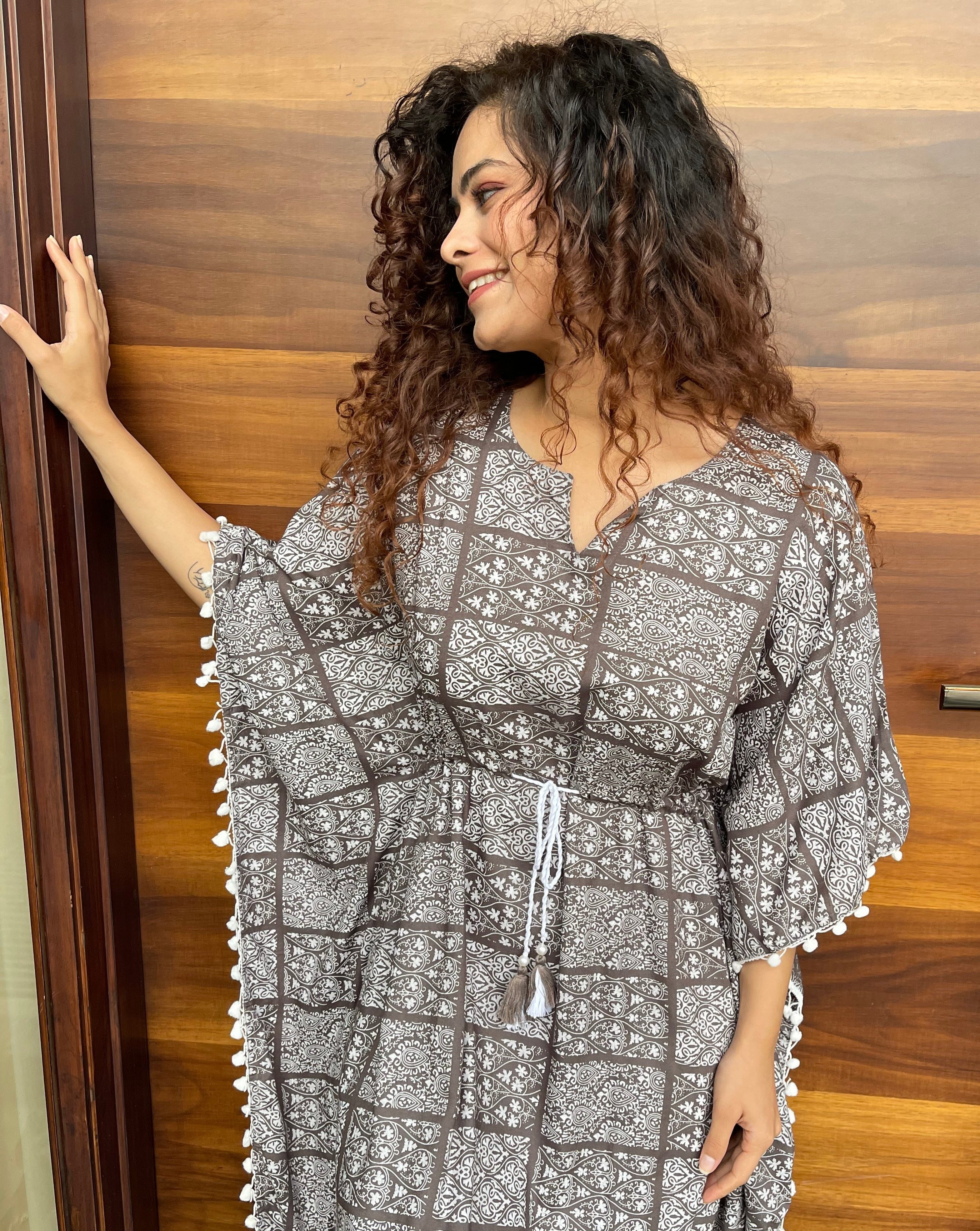 Earthy Escape Cotton Kaftan